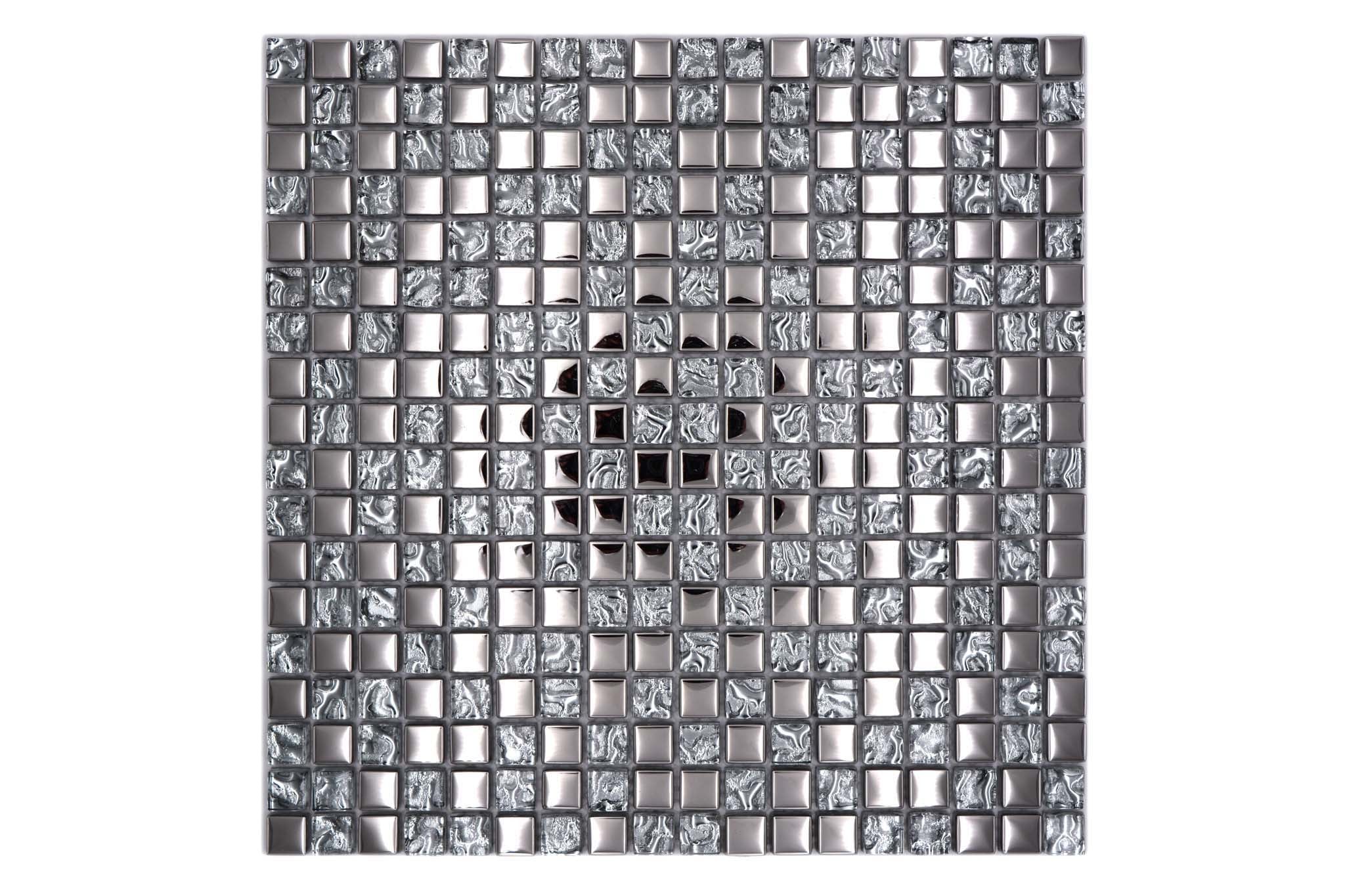 Mosaik Silver Nässjö - 024 | 0,09 m²/ark