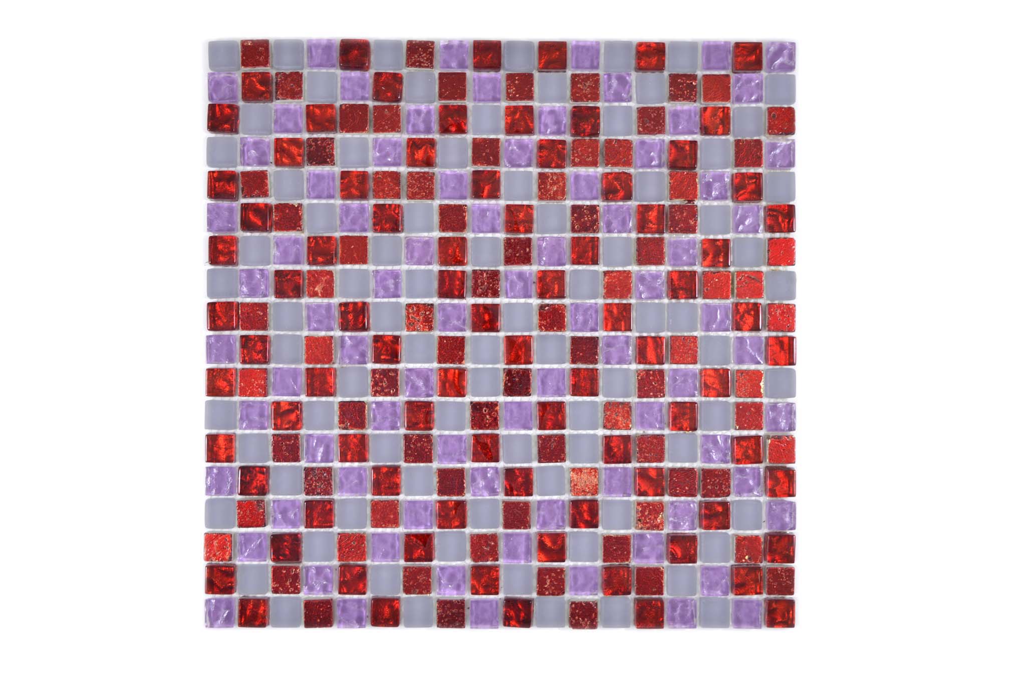 Mosaik Röd Orsa - 014 | 0,09 m²/ark