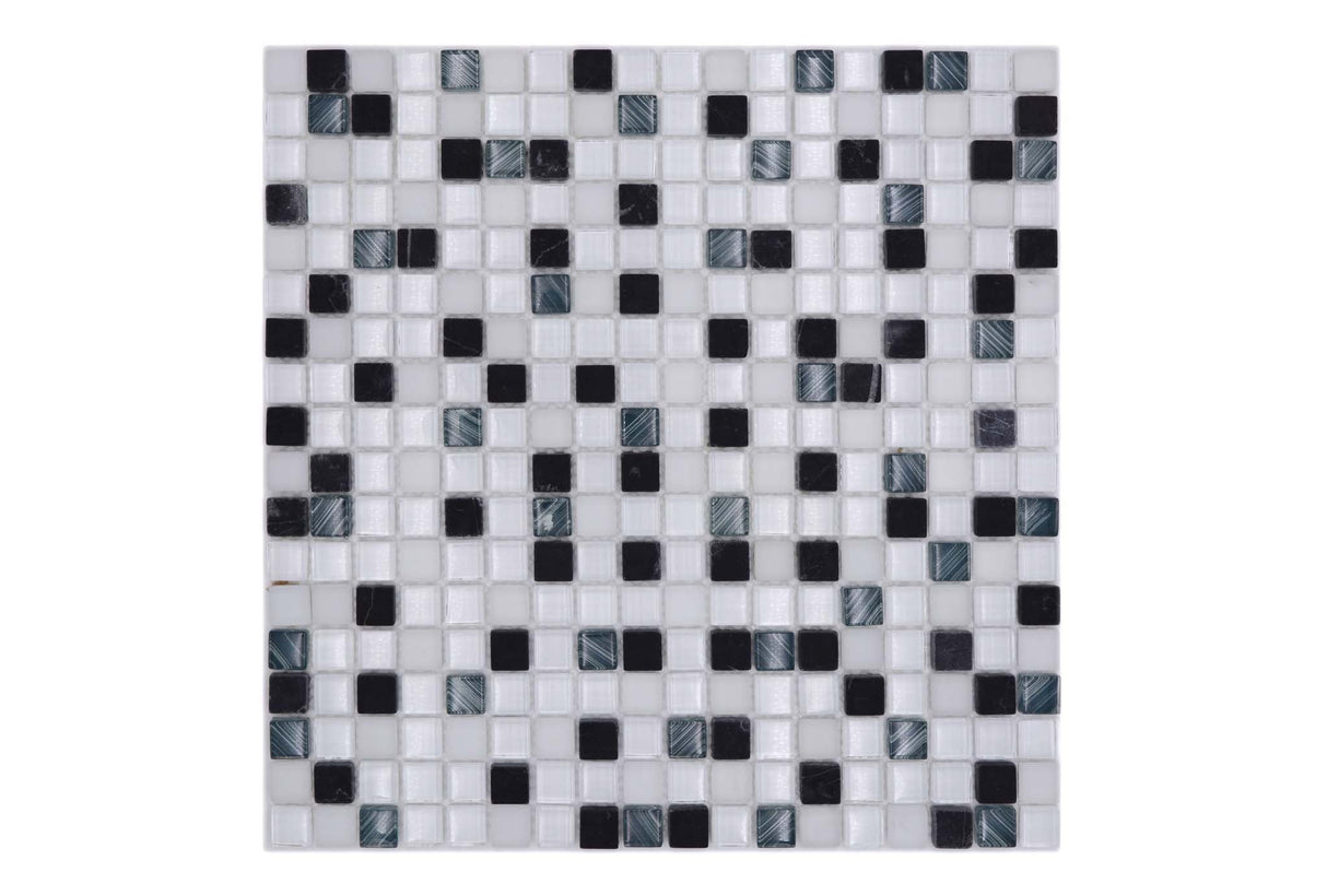 Mosaik Vit Bjärred - 006 | 0,09 m²/ark