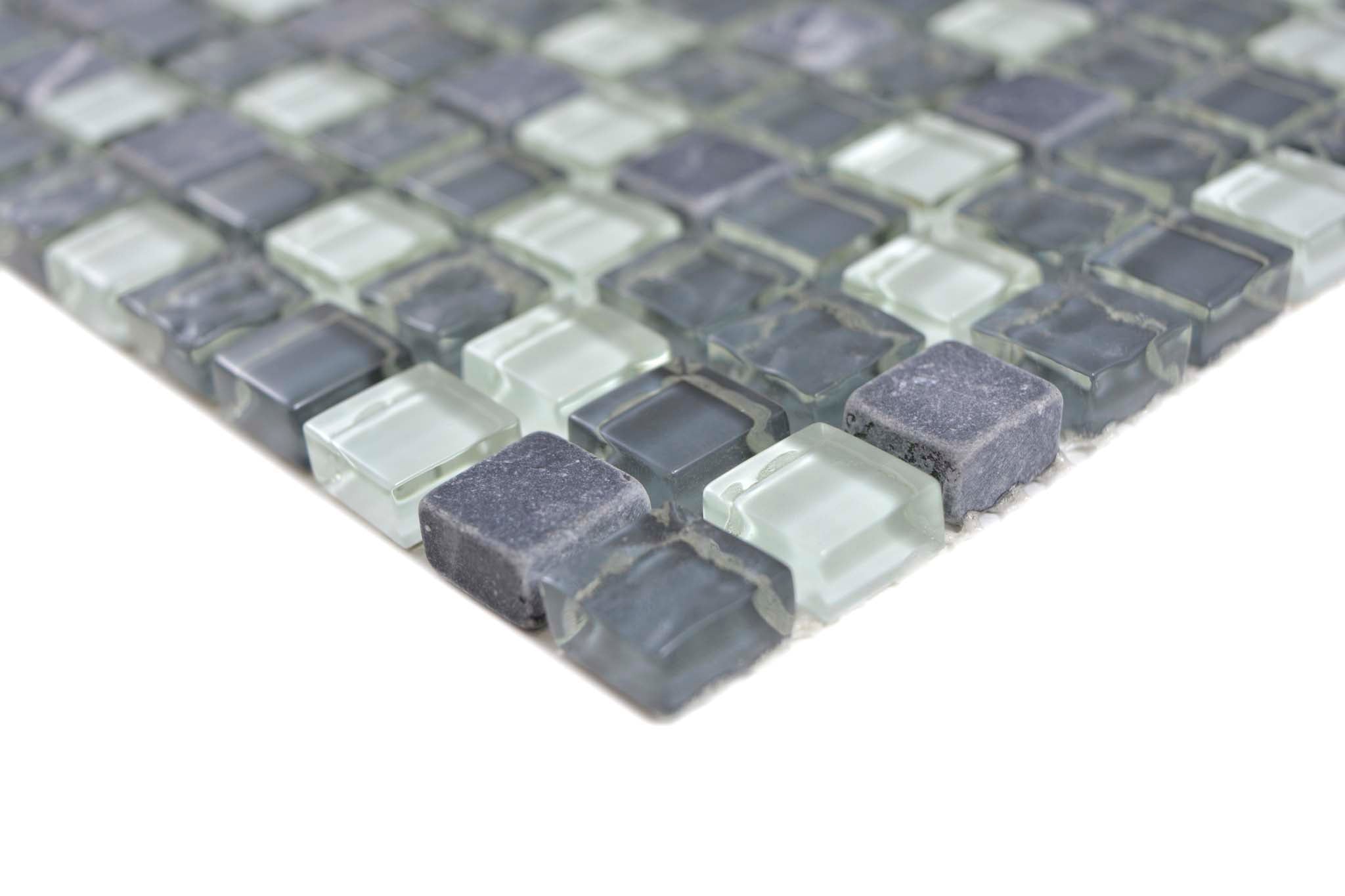 Mosaik Grå Bjärred - 008 | 0,098 m²/ark