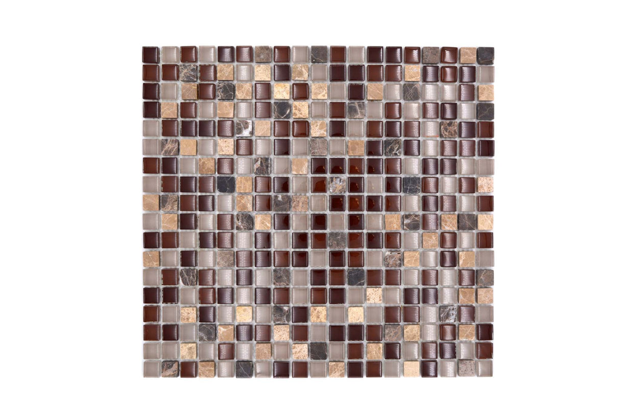 Mosaik Brun Bjärred - 014 | 0,098 m²/ark