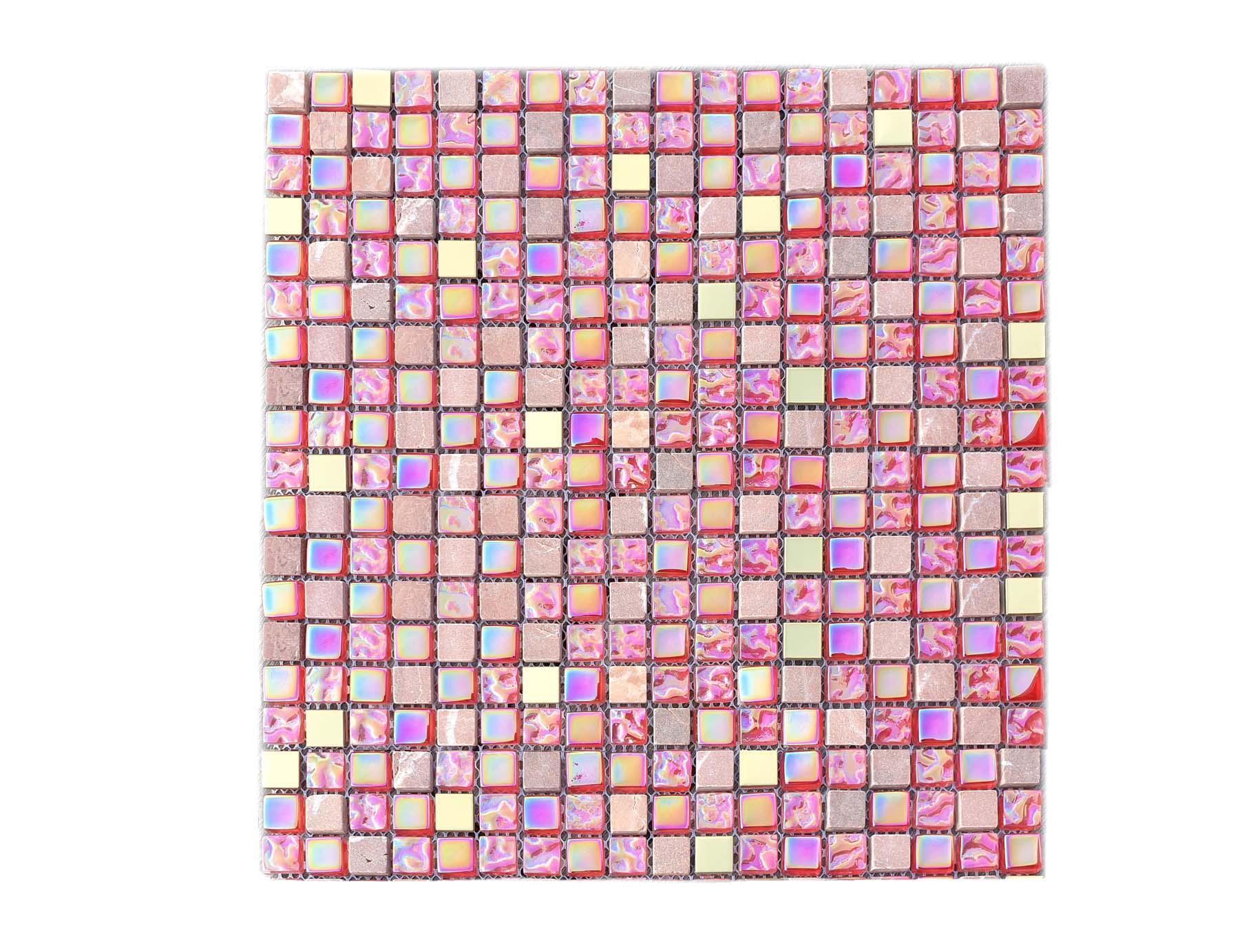 Mosaik Röd Bjärred - 015 | 0,098 m²/ark