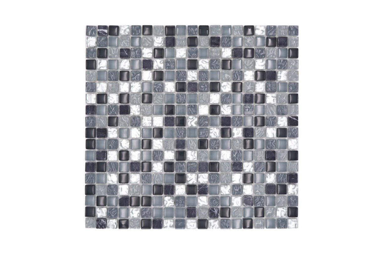 Mosaik Grå Bjärred - 016 | 0,098 m²/ark