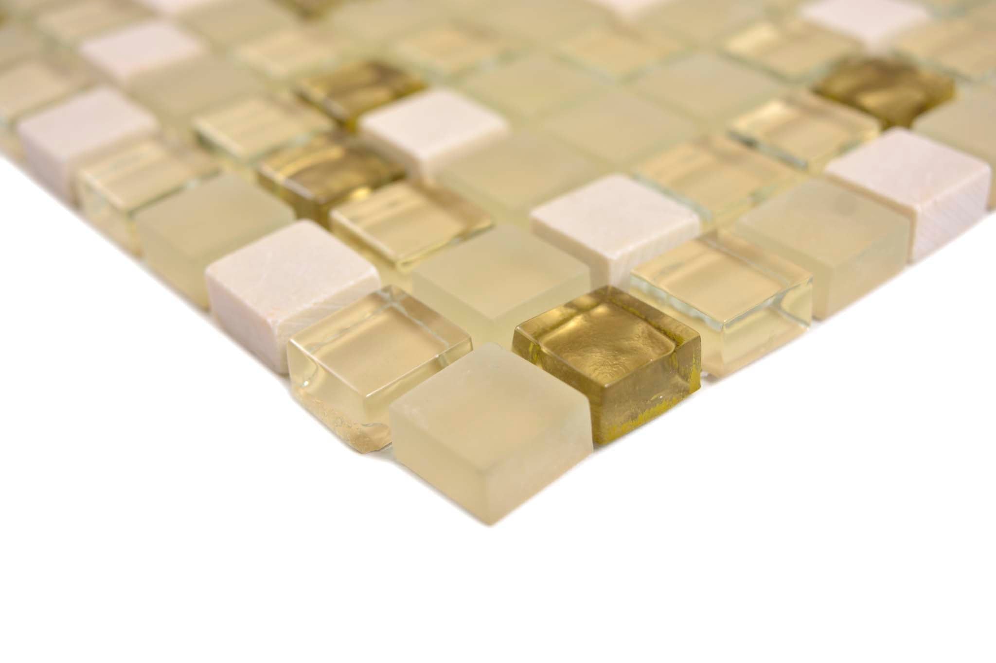 Mosaik Vit Bjärred - 017 | 0,098 m²/ark