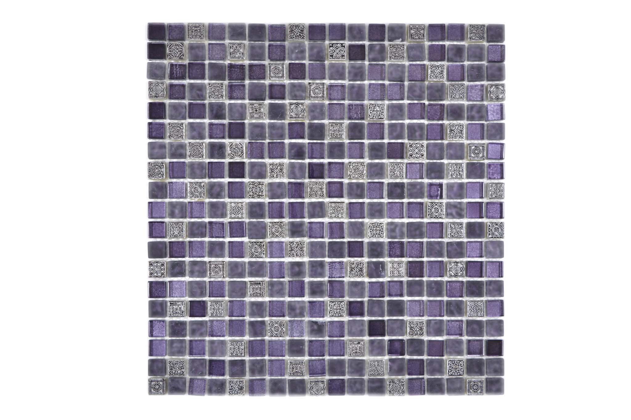 Mosaik Lila Orsa - 017 | 0,098 m²/ark