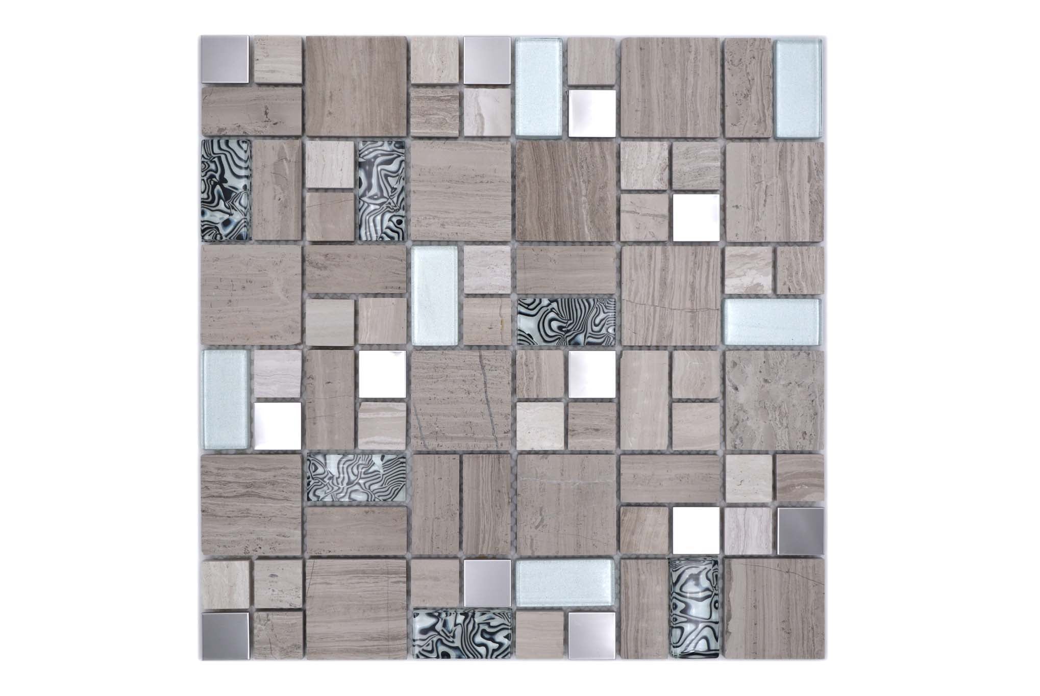 Mosaik Grå Avesta - 012 | 0,09 m²/ark