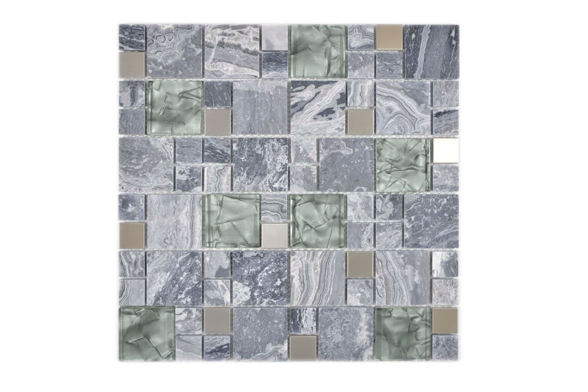 Mosaik Grå Avesta - 013 | 0,09 m²/ark