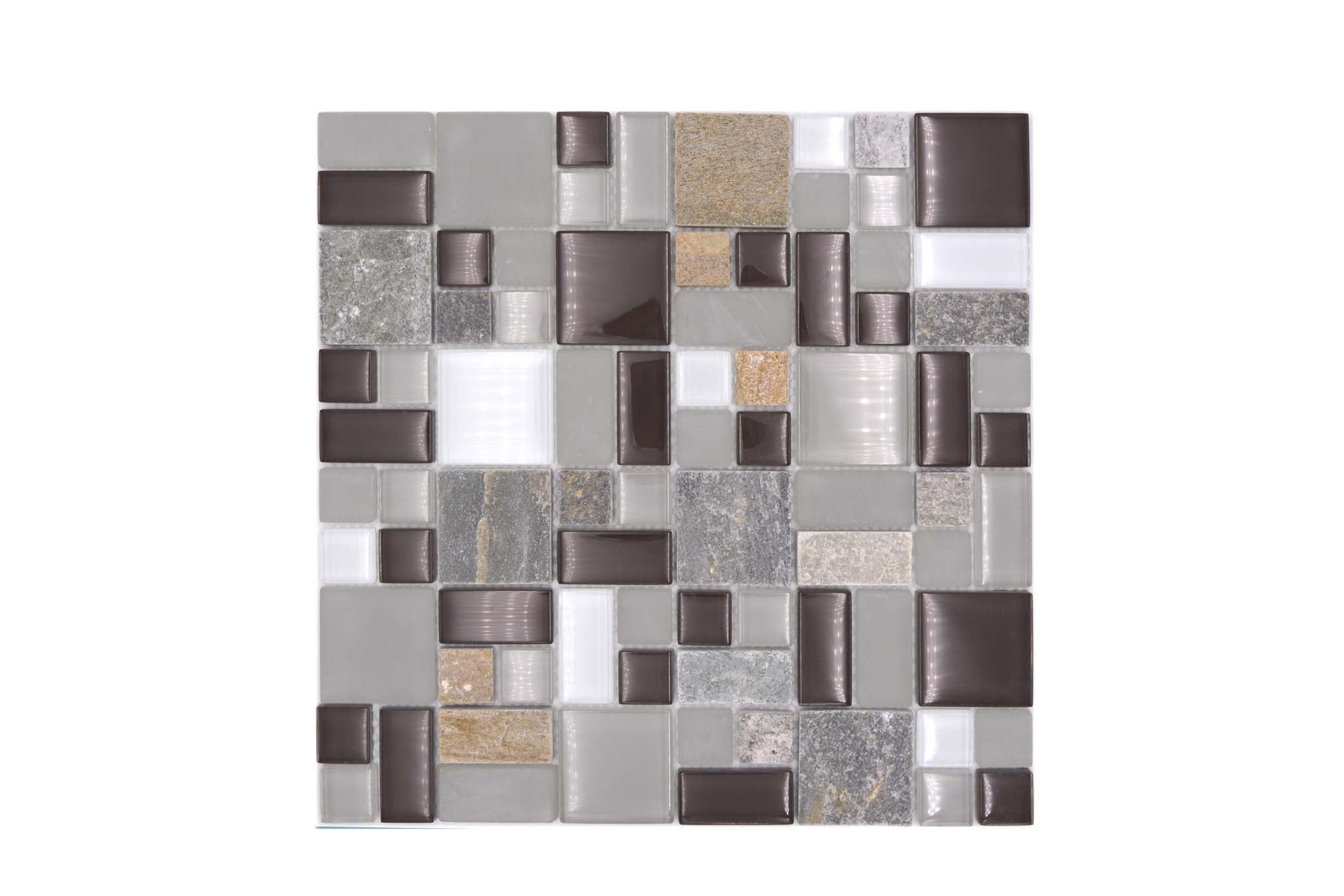 Mosaik Grå Varberg - 001 | 0,09 m²/ark