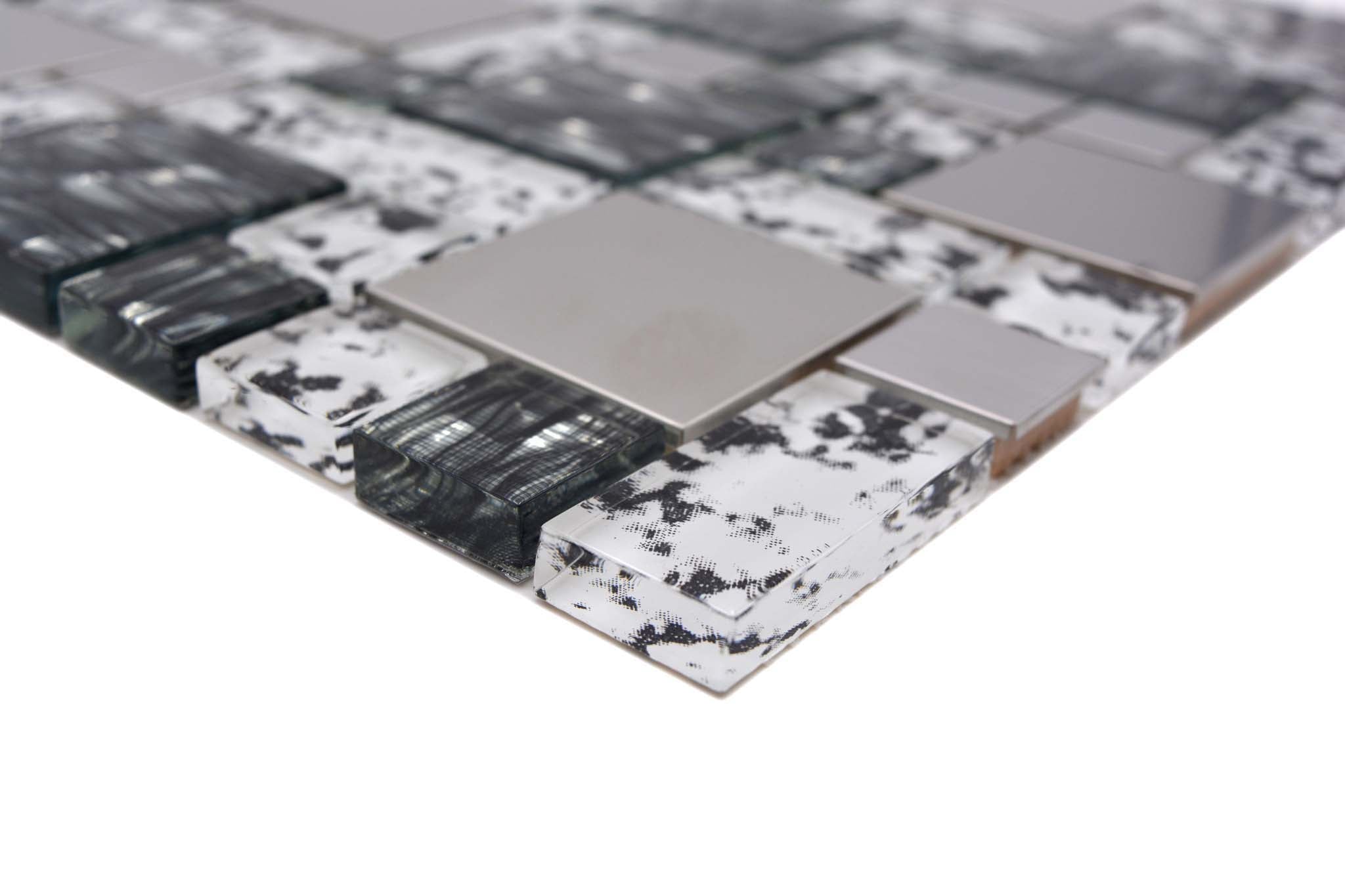 Mosaik Svart Trollhättan - 005 | 0,09 m²/ark