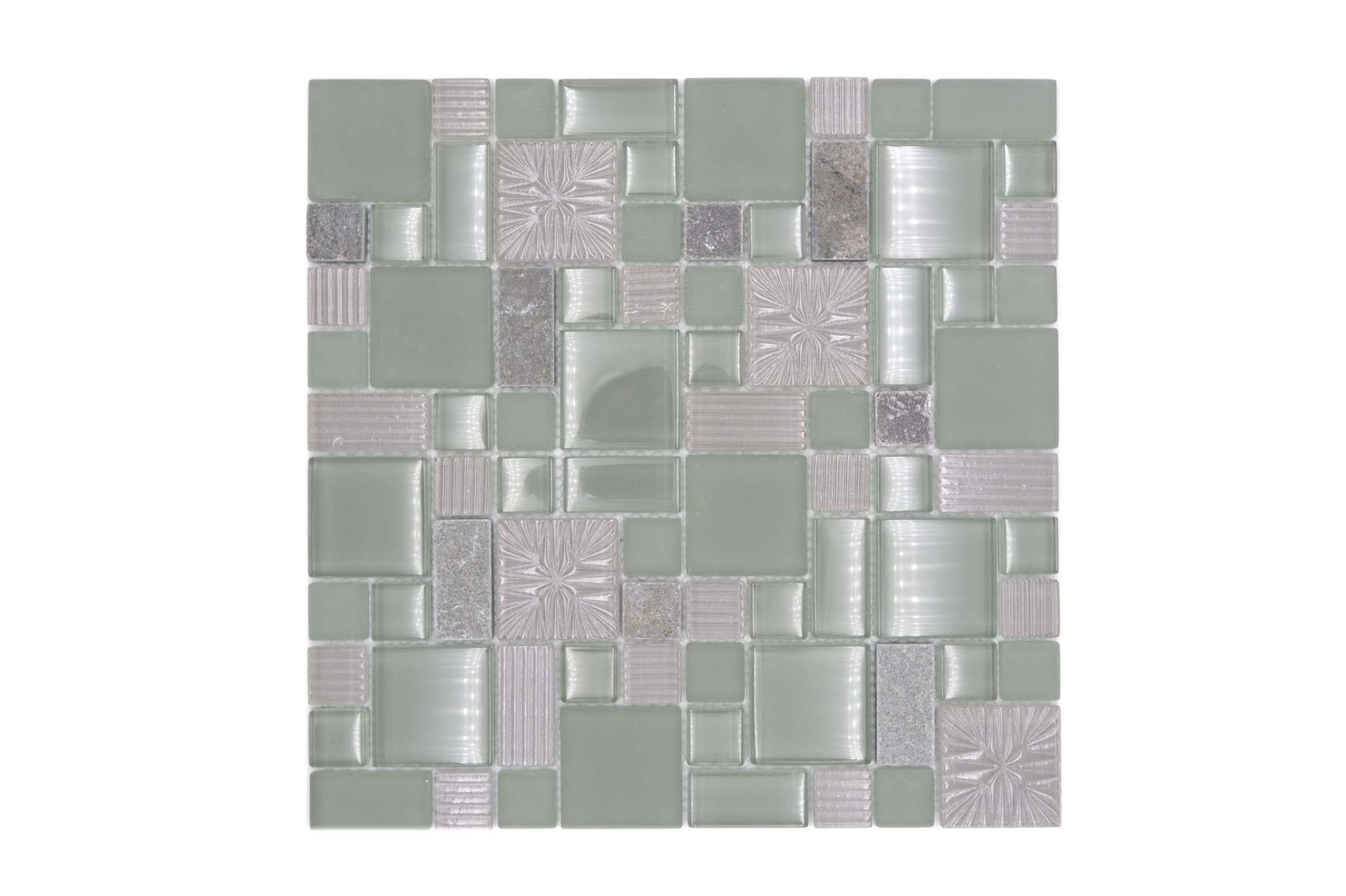 Mosaik Grå Varberg - 005 | 0,09 m²/ark