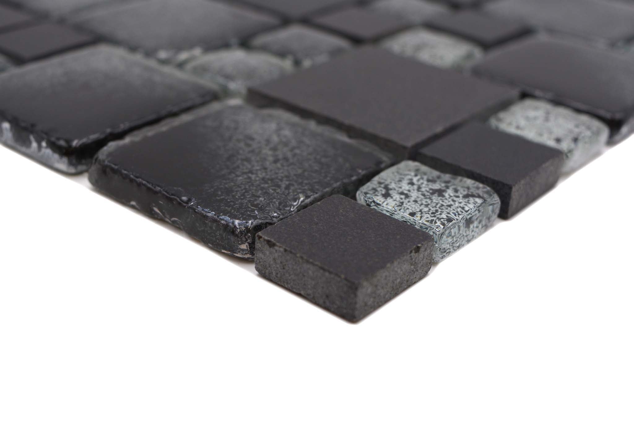 Mosaik Svart Varberg - 006 | 0,09 m²/ark