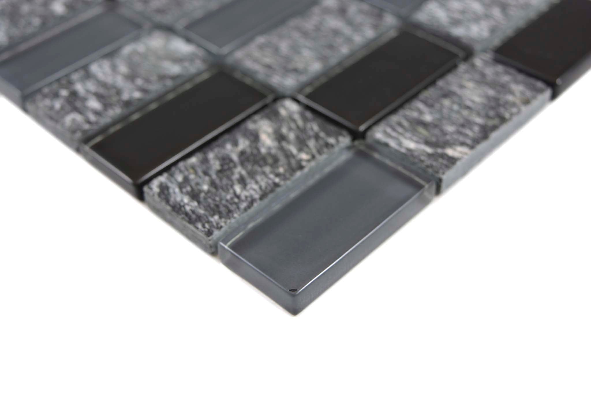 Mosaik Grå Oskarshamn - 018 | 0,1 m²/ark