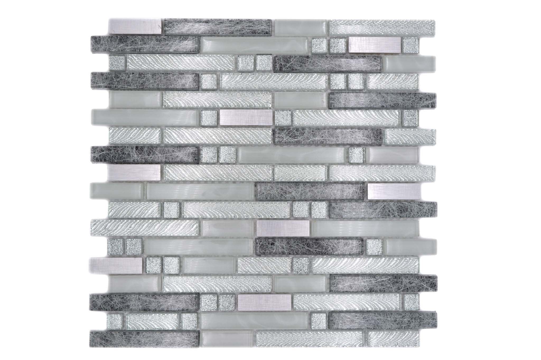 Mosaik Grå Trollhättan - 006 | 0,091 m²/ark