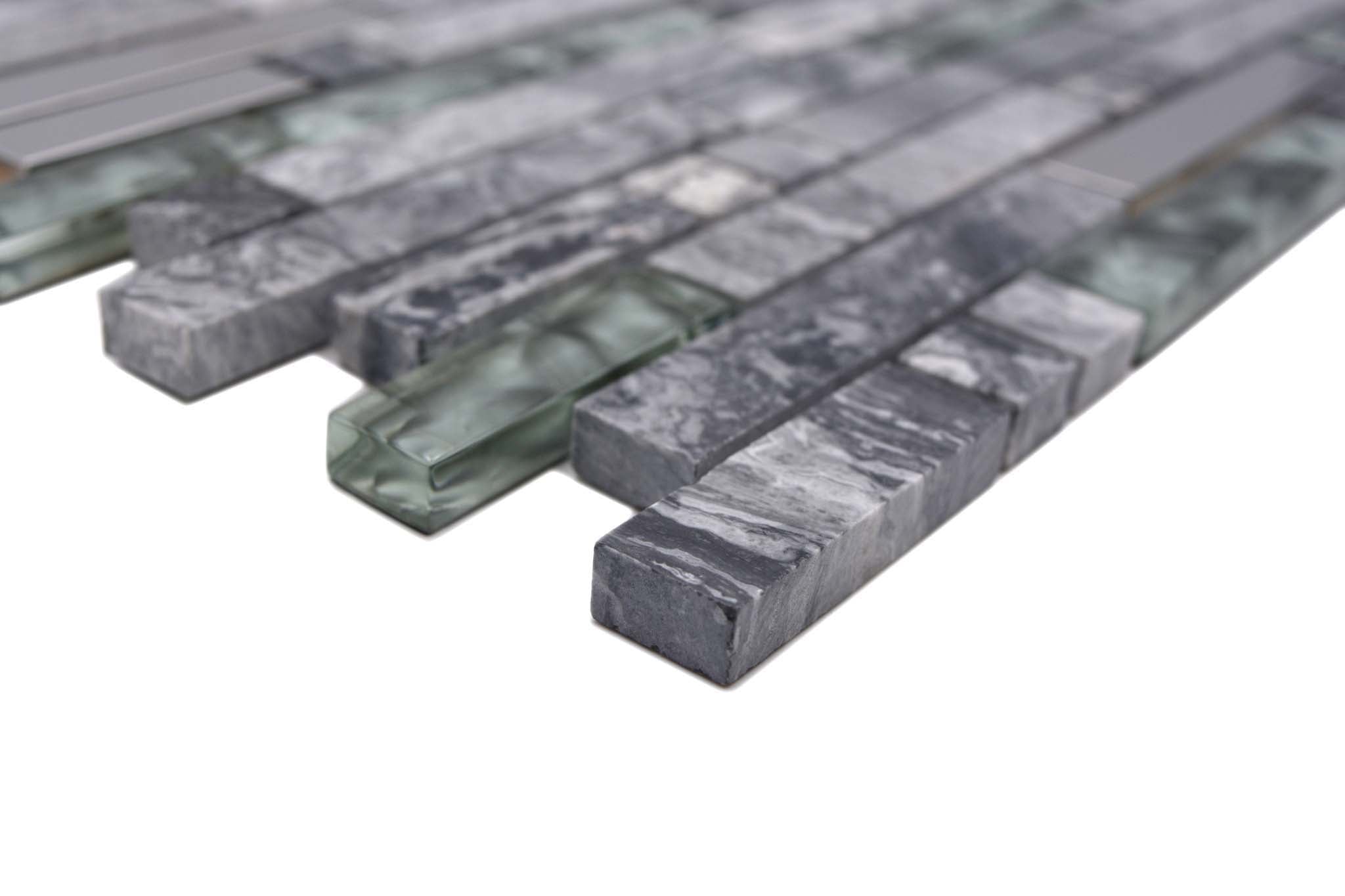 Mosaik Grå Avesta - 014 | 0,09 m²/ark