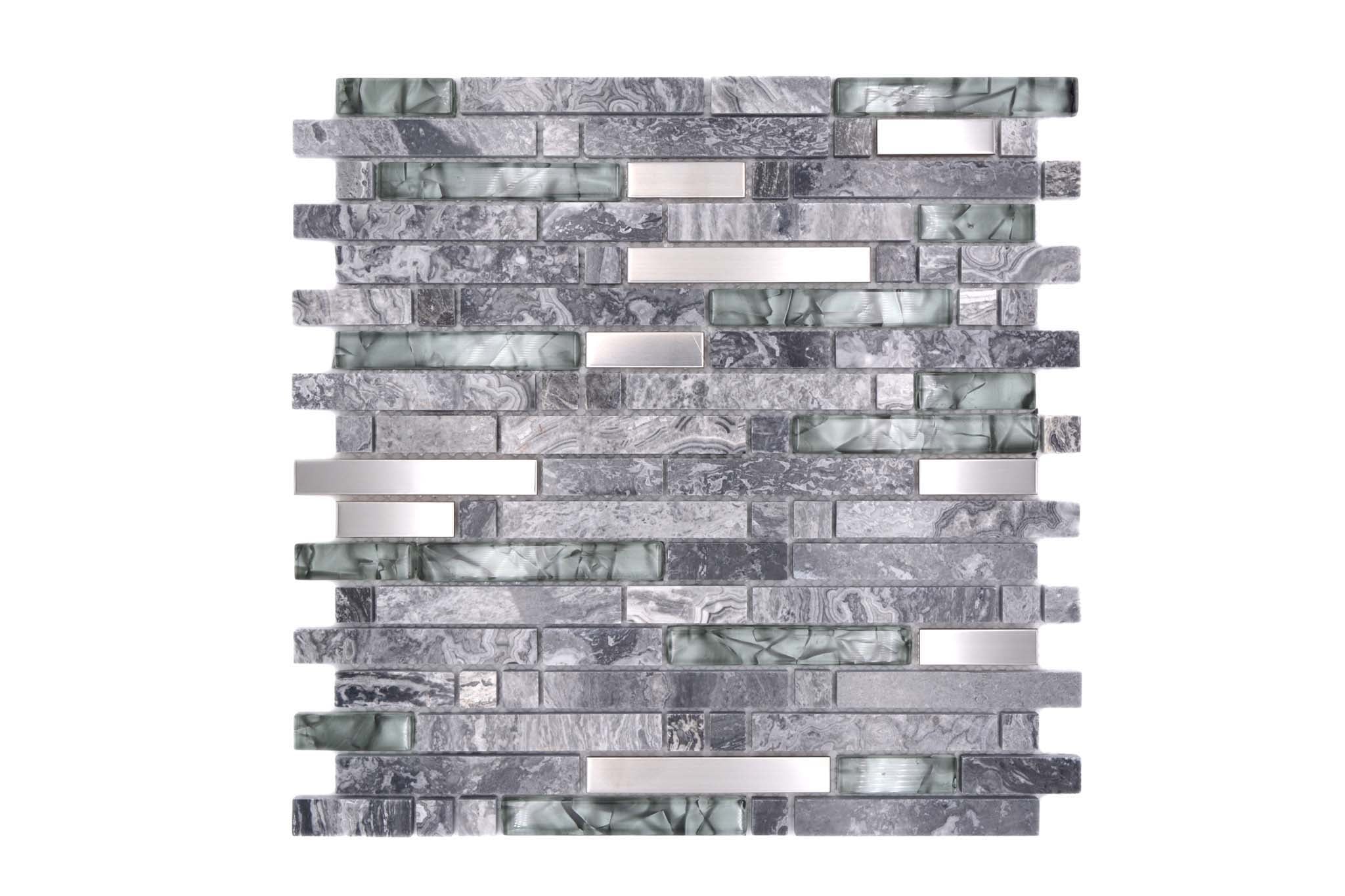 Mosaik Grå Avesta - 014 | 0,09 m²/ark