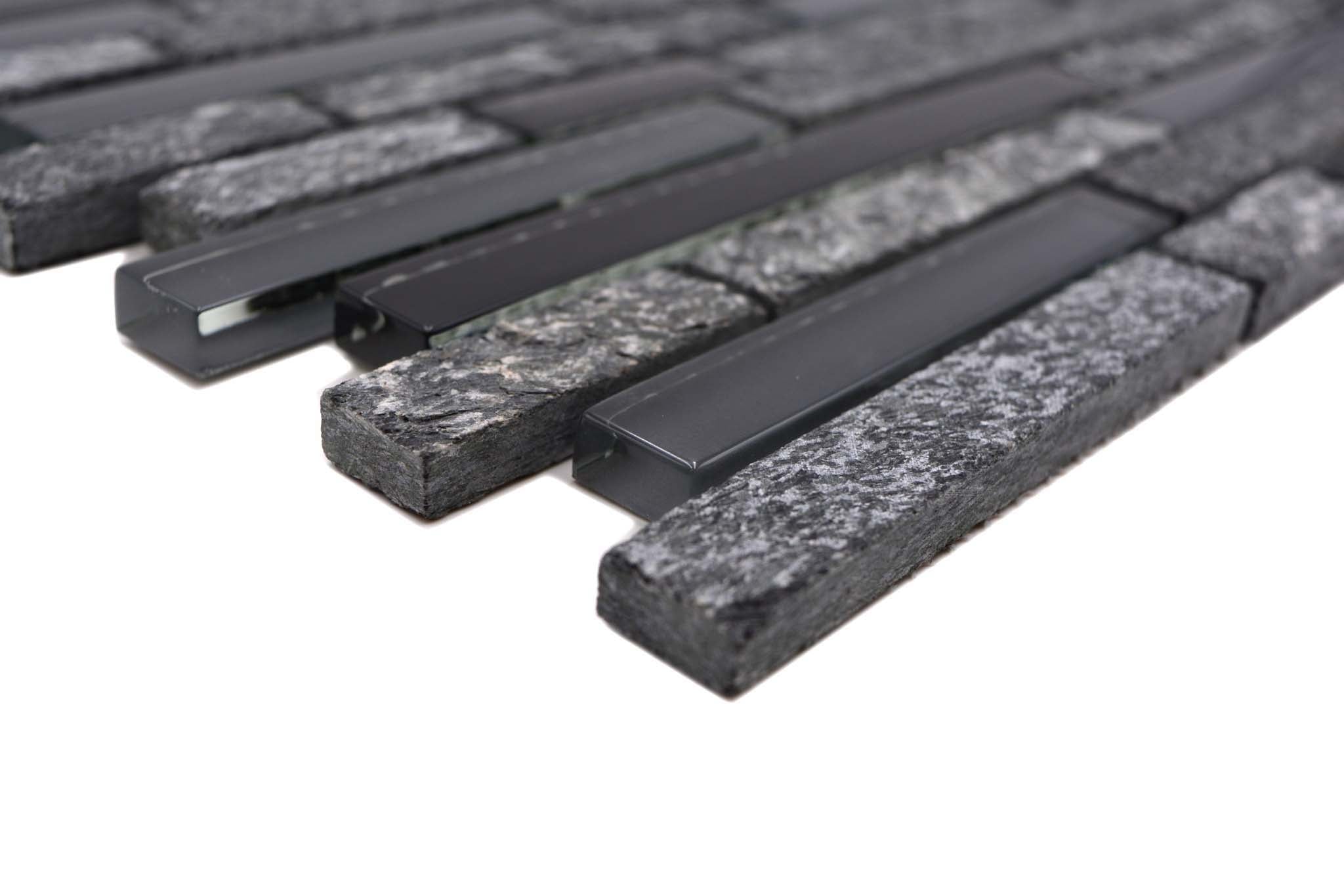 Mosaik Grå Oskarshamn - 020 | 0,101 m²/ark