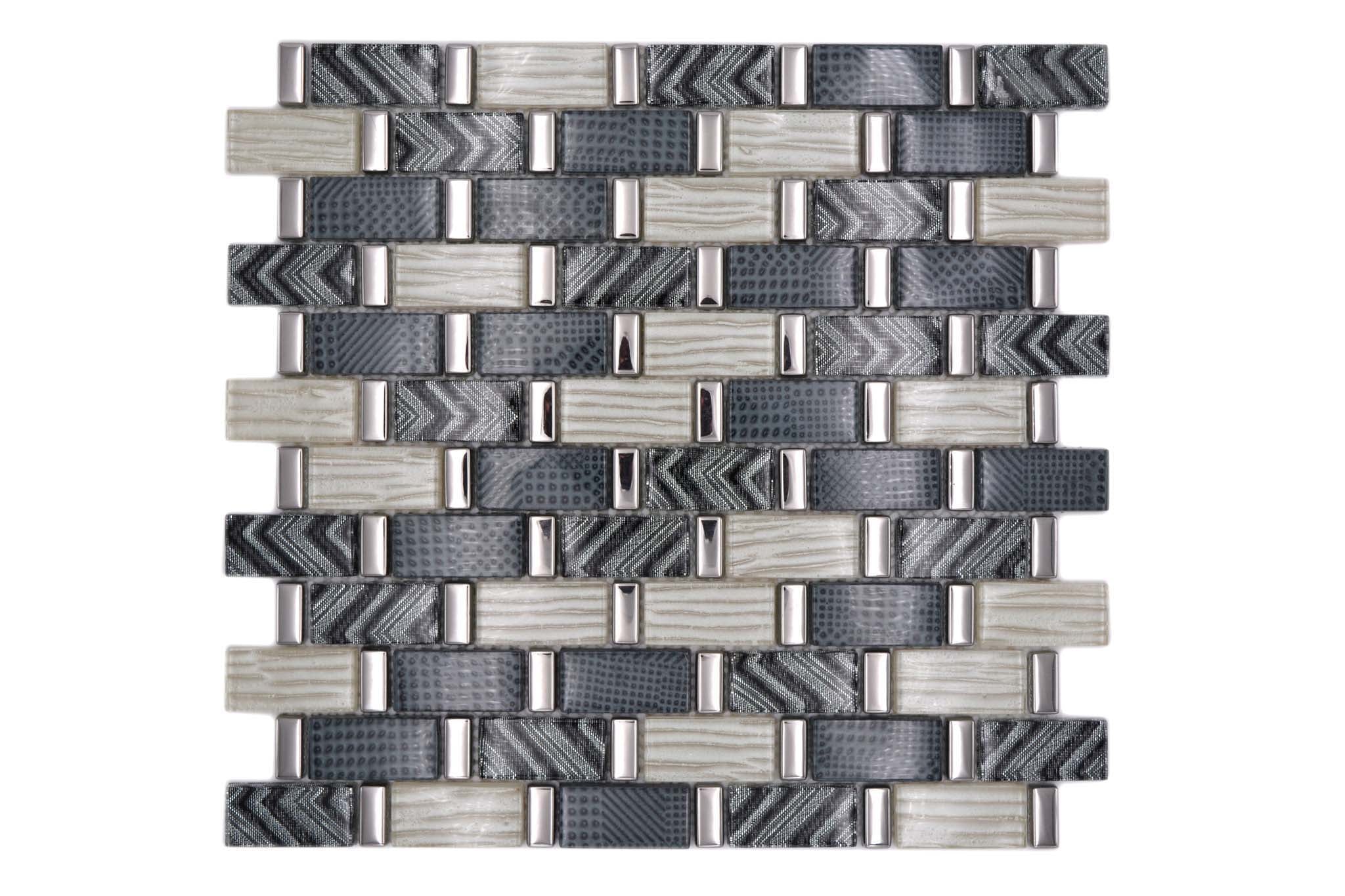 Mosaik Grå Nässjö - 029 | 0,093 m²/ark
