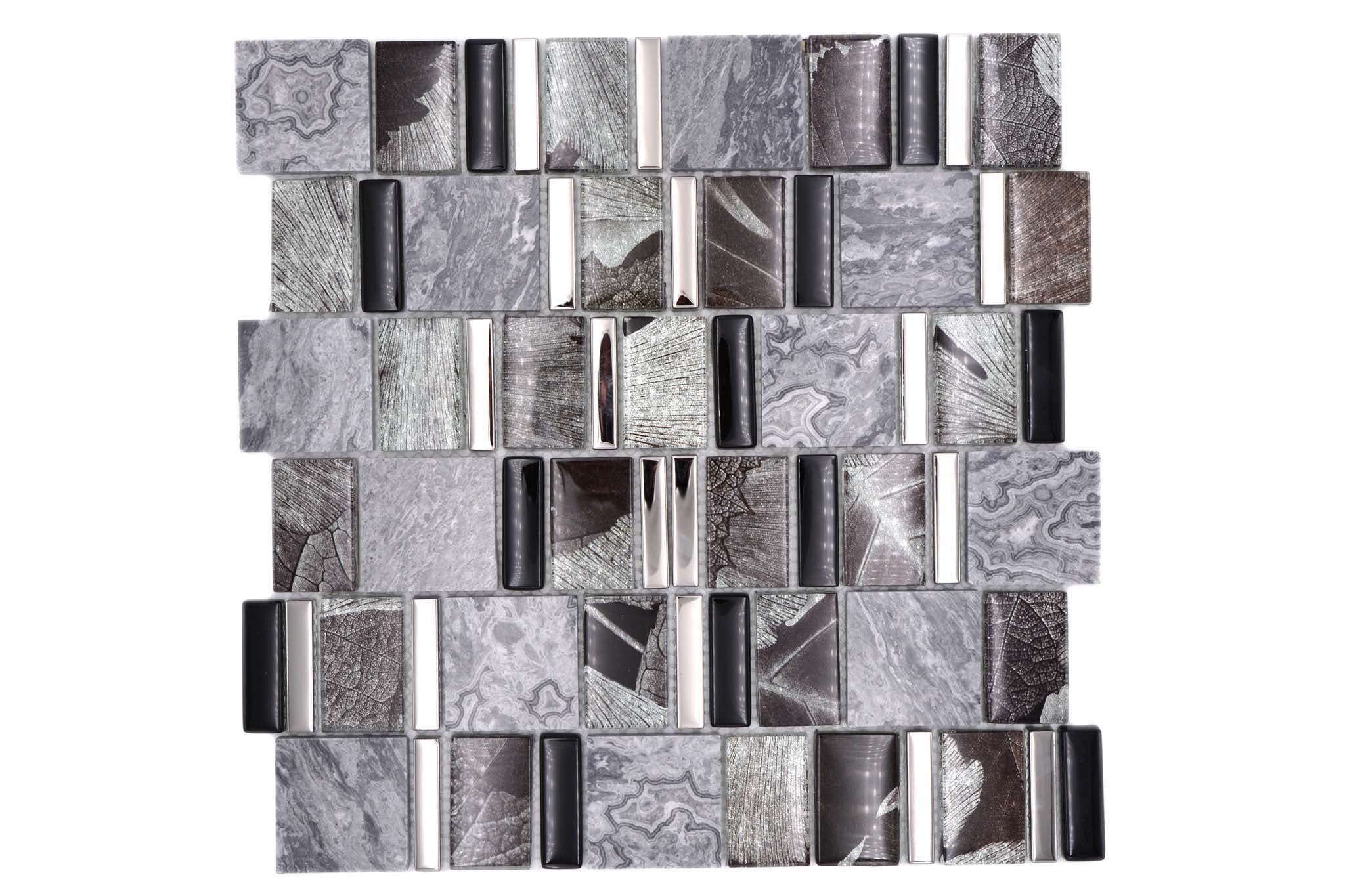 Mosaik Grå Orsa - 018 | 0,089 m²/ark