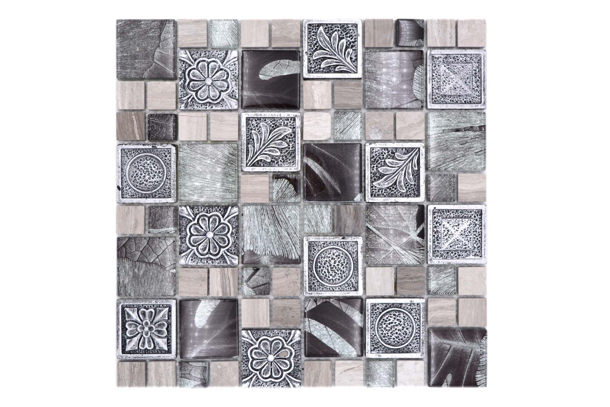 Mosaik Silver Orsa - 023 | 0,09 m²/ark