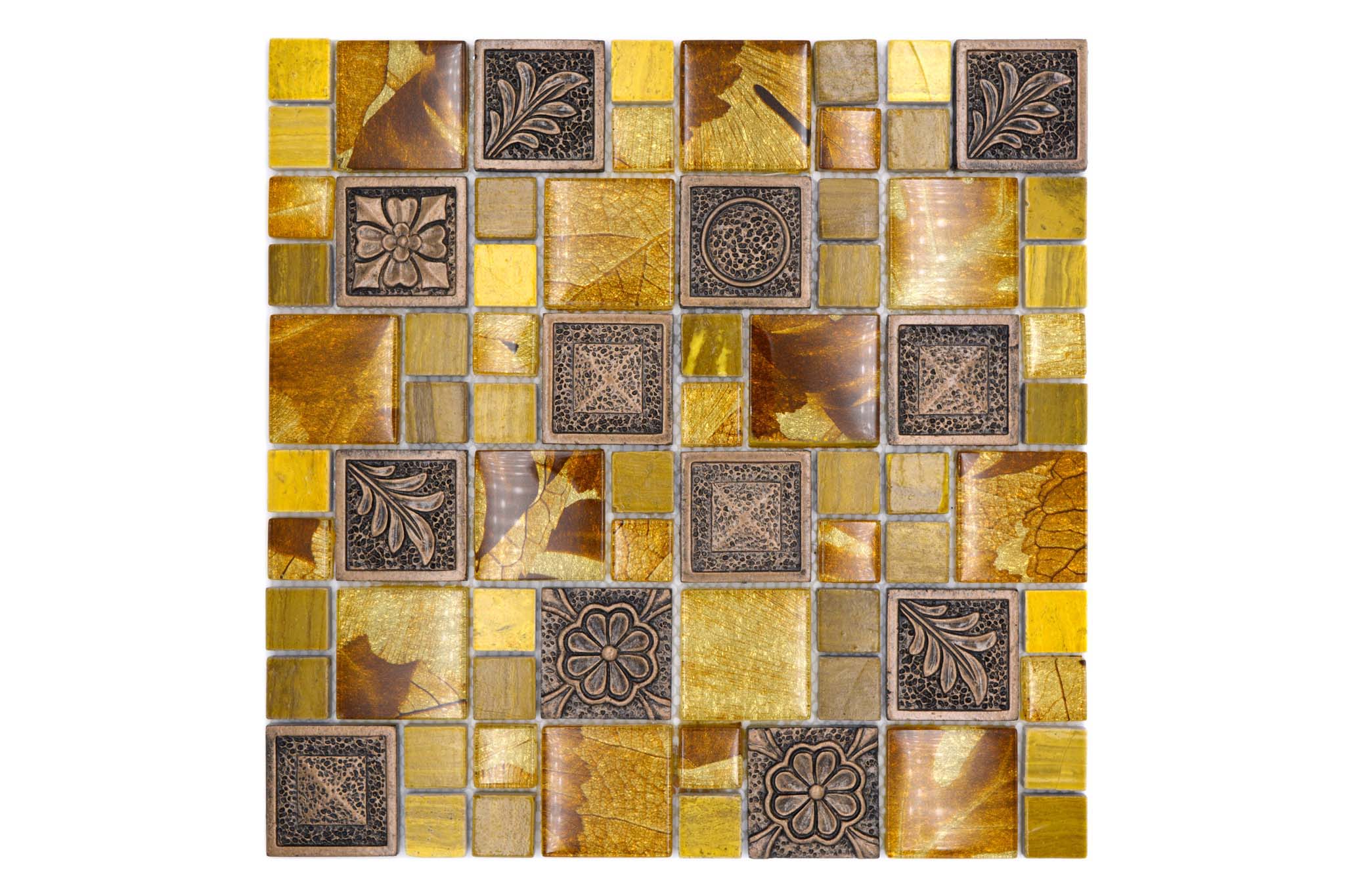 Mosaik Guld Orsa - 024 | 0,09 m²/ark