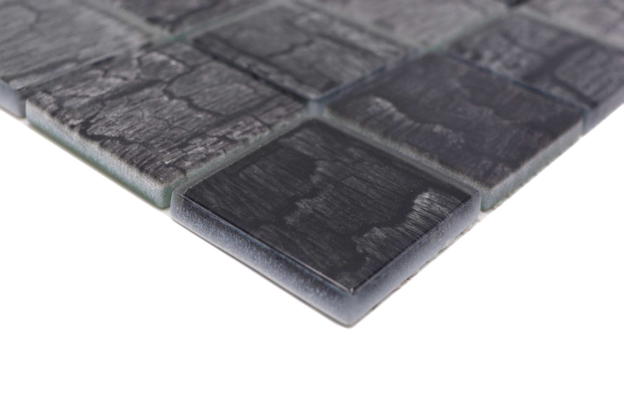 Mosaik Svart Leksand - 004 | 0,09 m²/ark