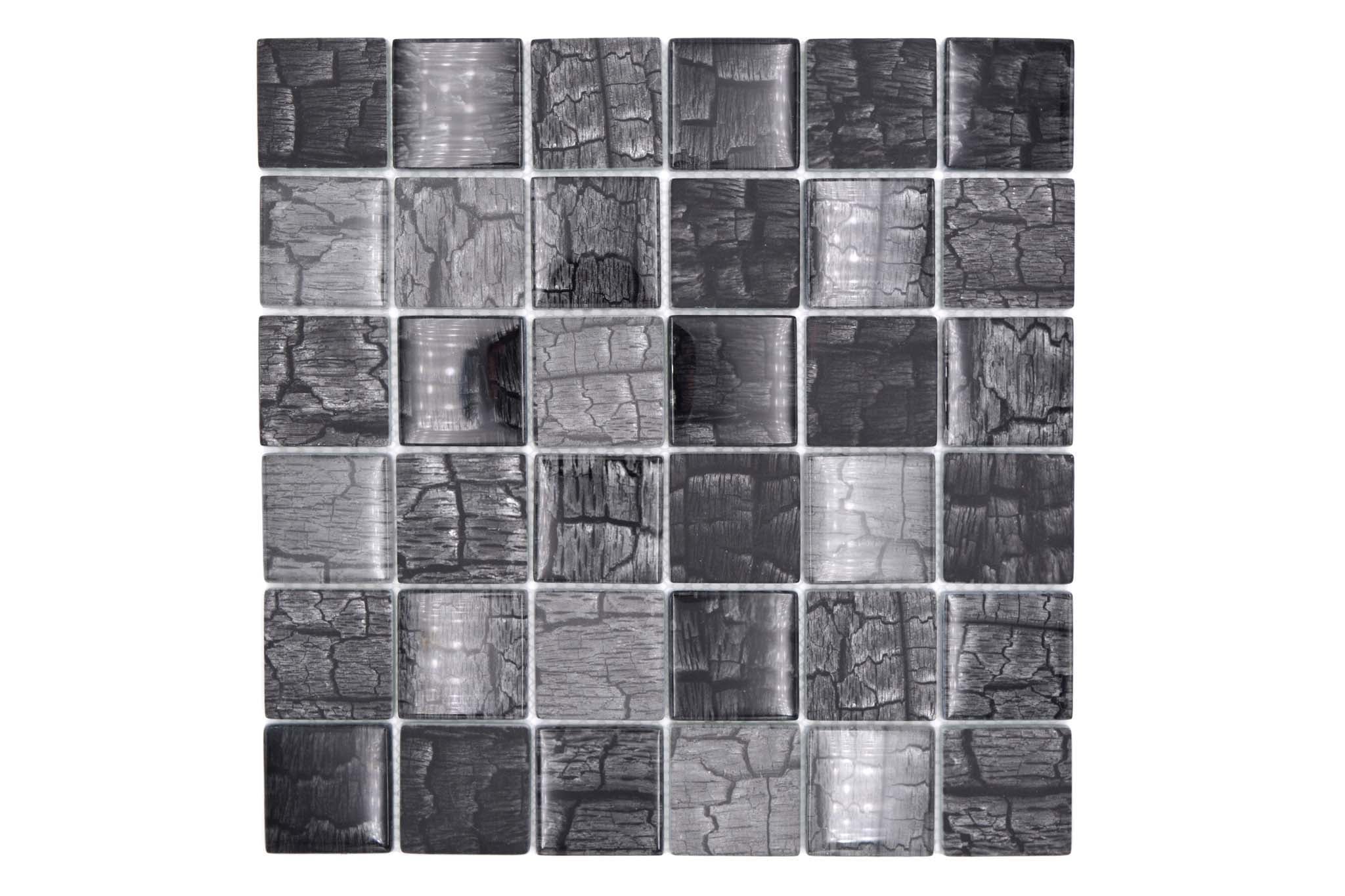 Mosaik Svart Leksand - 004 | 0,09 m²/ark