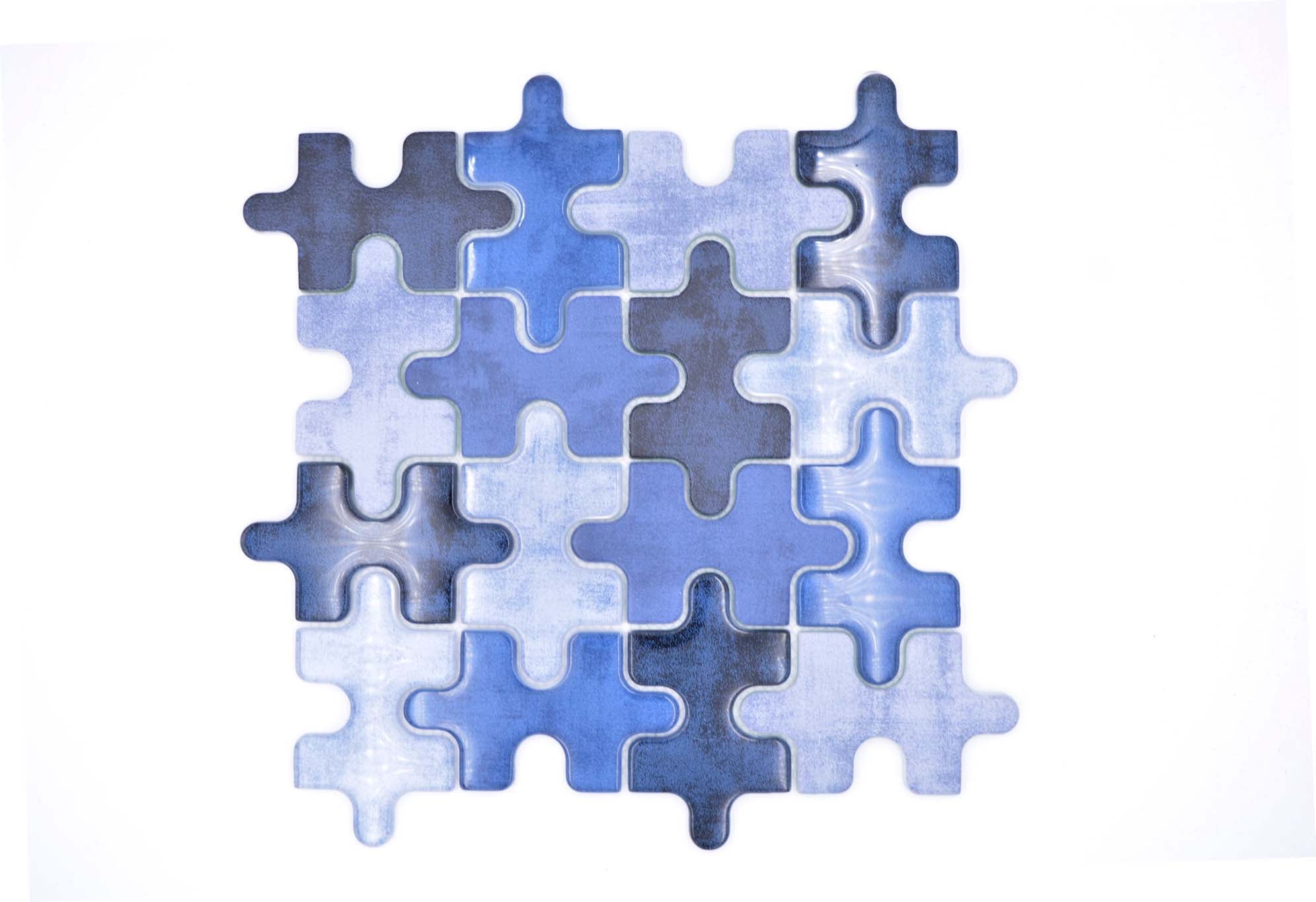 Mosaik Flerfärgad Helsingborg - 008 | 0,089 m²/ark