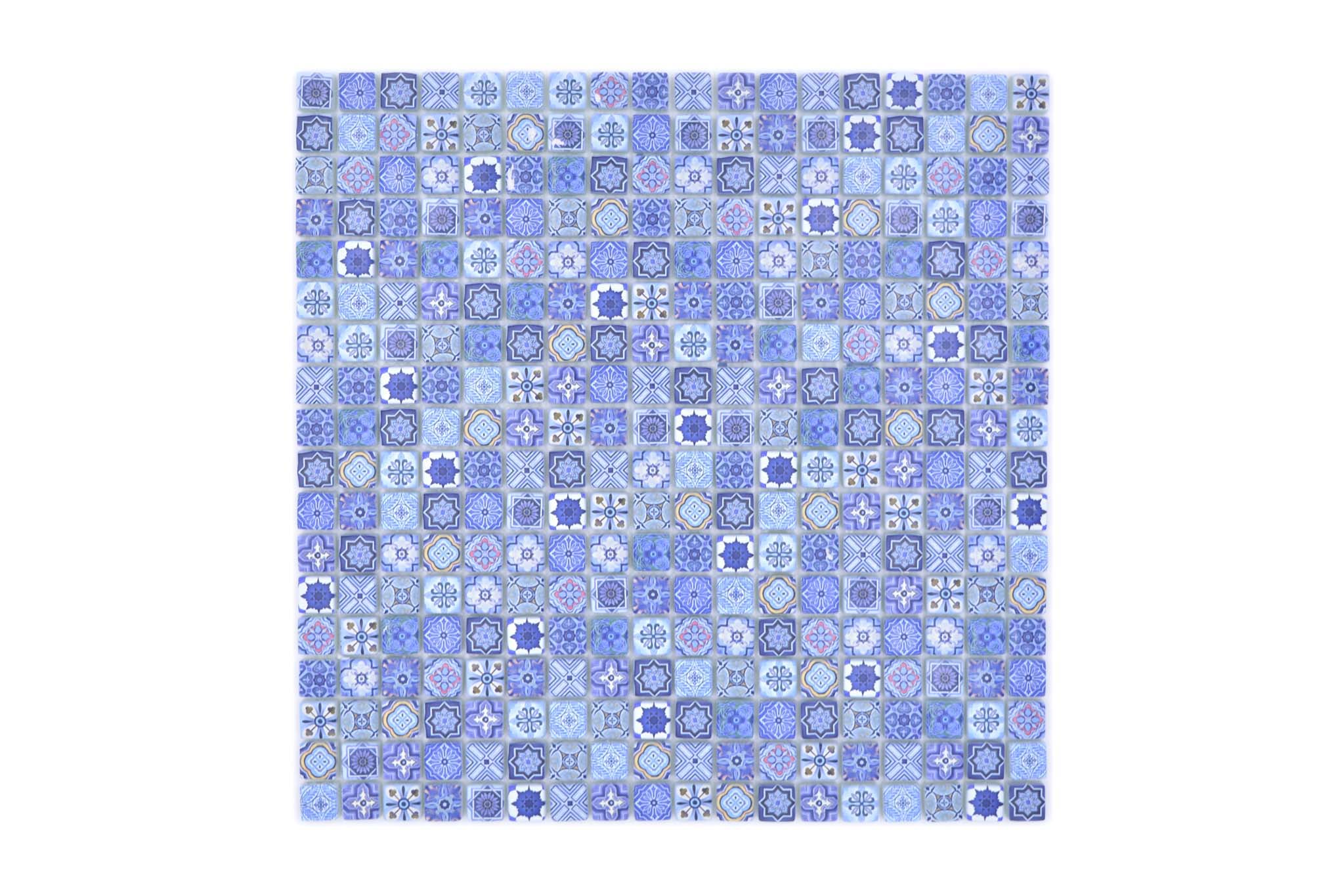 Mosaik Blå Helsingborg - 010 | 0,09 m²/ark