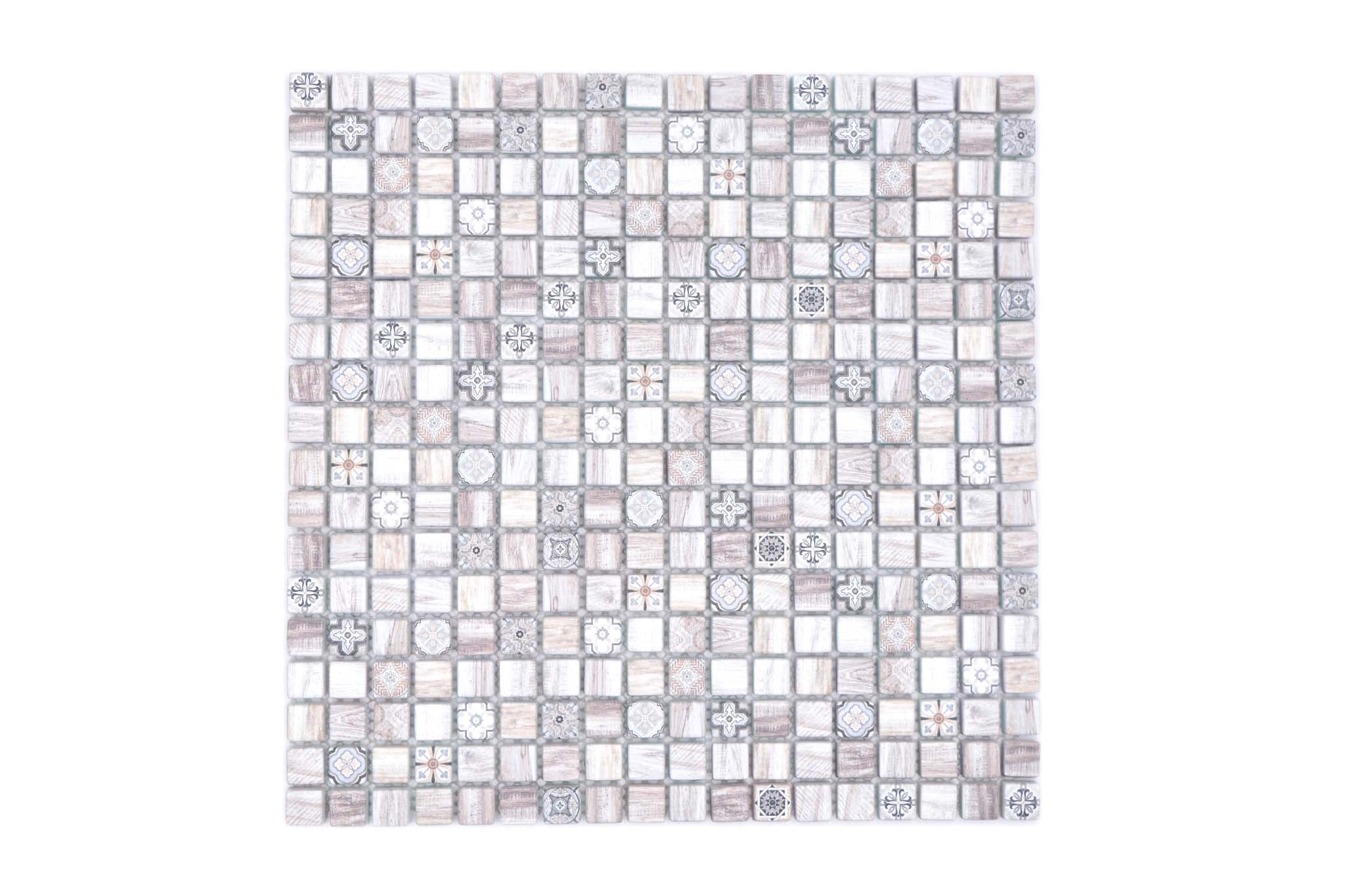 Mosaik Brun Helsingborg - 015 | 0,09 m²/ark