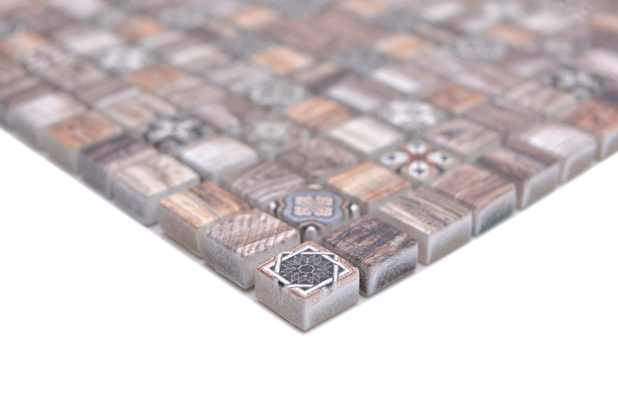 Mosaik Brun Helsingborg - 016 | 0,09 m²/ark