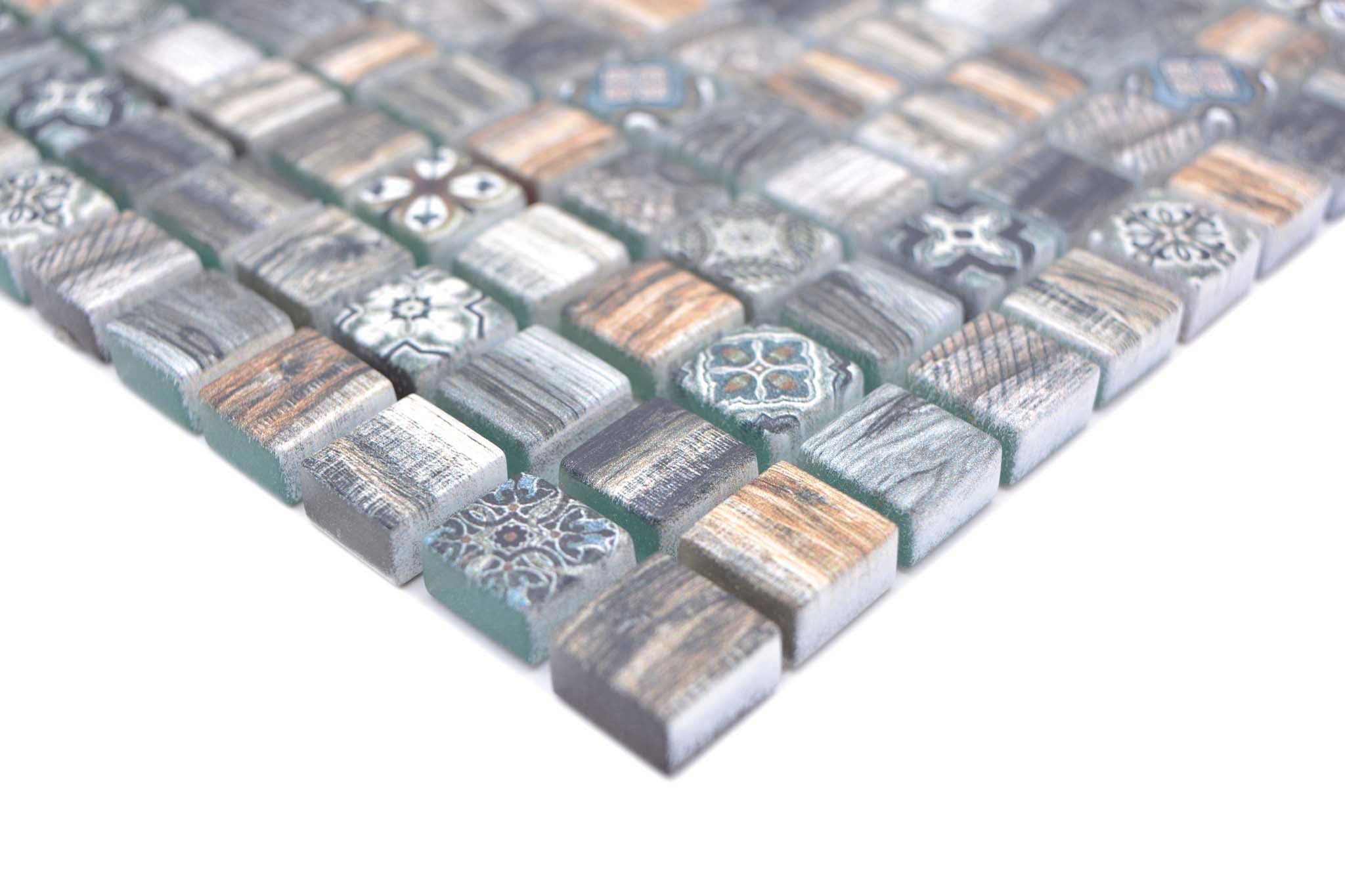 Mosaik Brun Helsingborg - 017 | 0,09 m²/ark