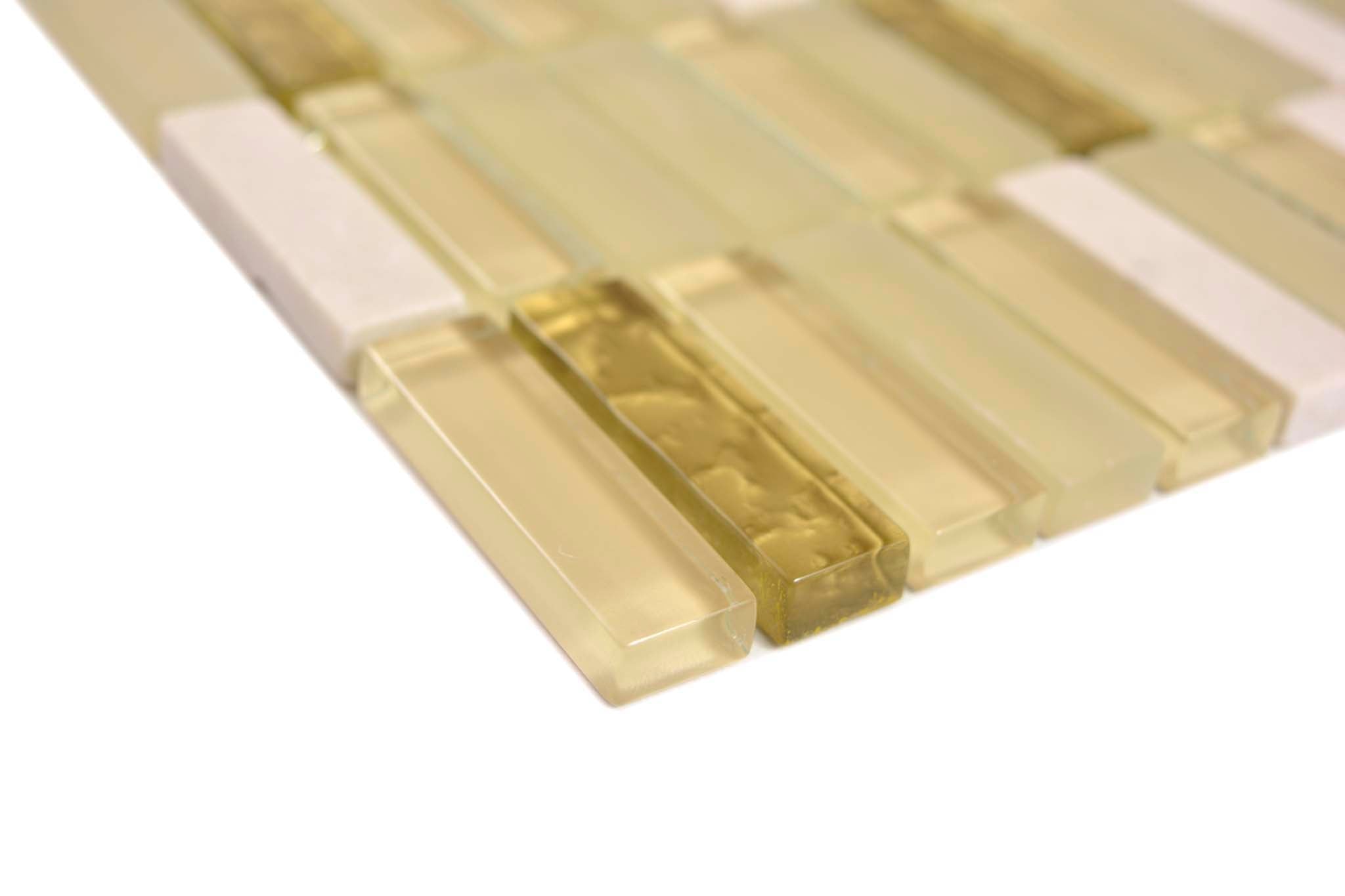 Mosaik Vit Bjärred - 021 | 0,1 m²/ark