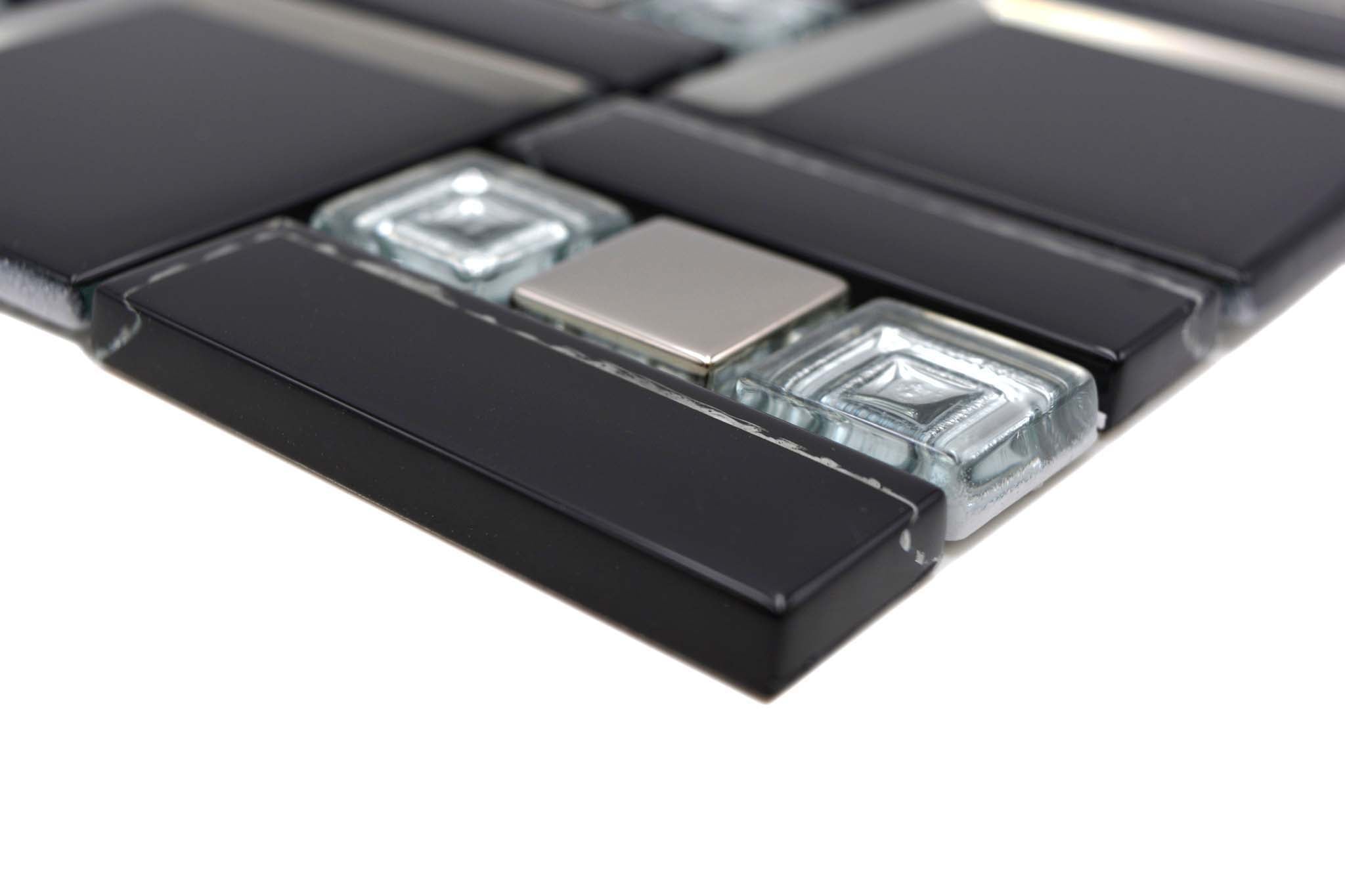 Mosaik Svart Östersund - 021 | 0,09 m²/ark