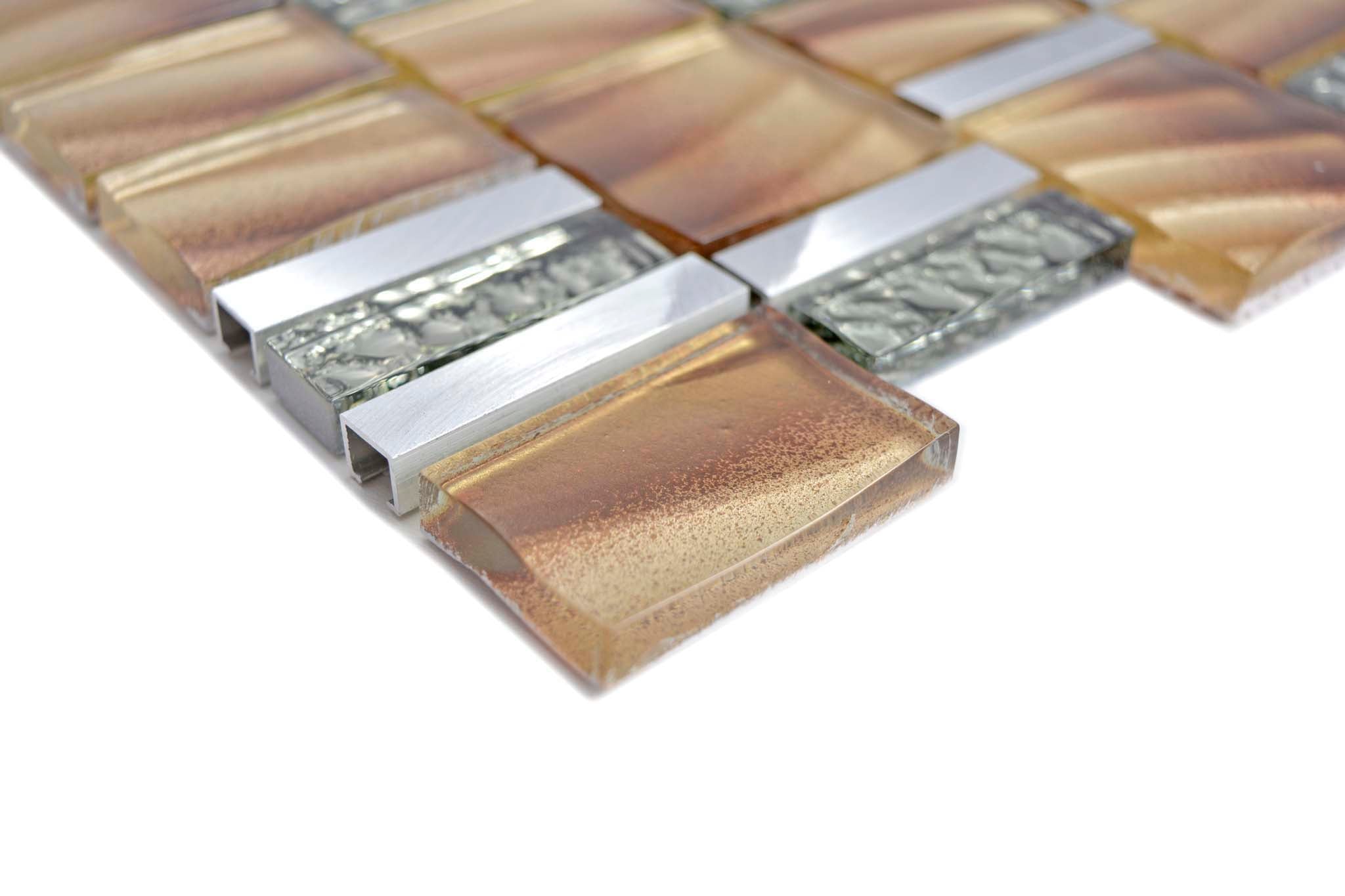 Mosaik Brun Sandnes - 002 | 0,087 m²/ark