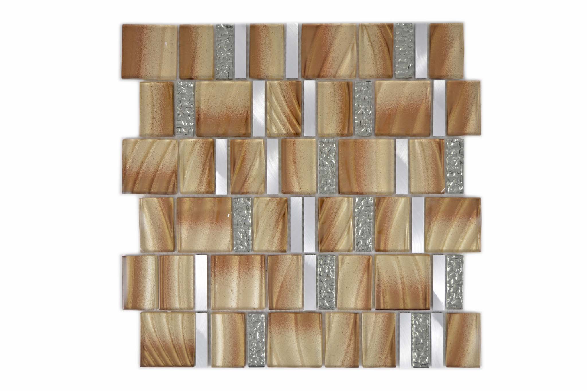 Mosaik Brun Sandnes - 002 | 0,087 m²/ark