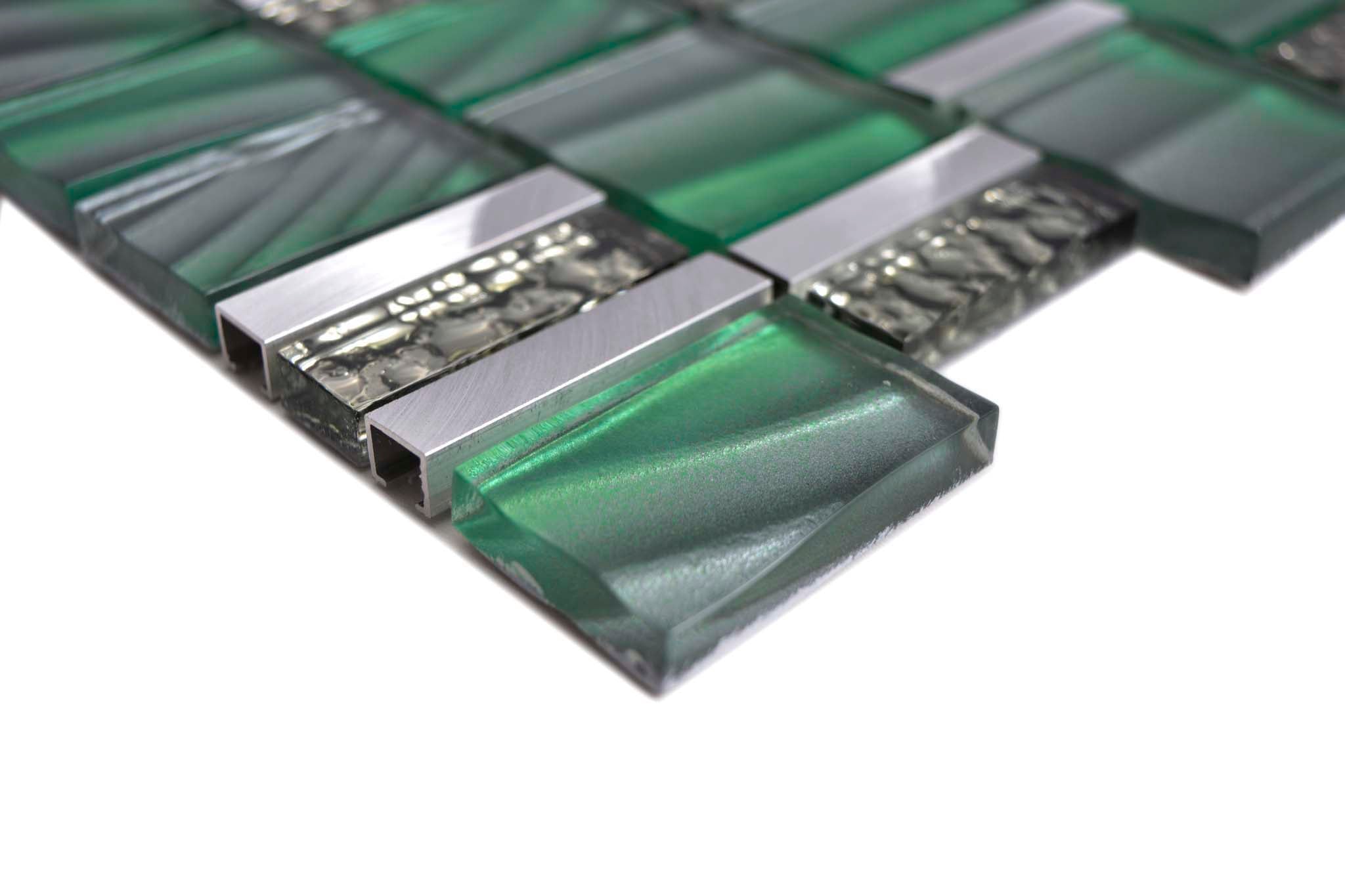 Mosaik Grön Sandnes - 004 | 0,087 m²/ark