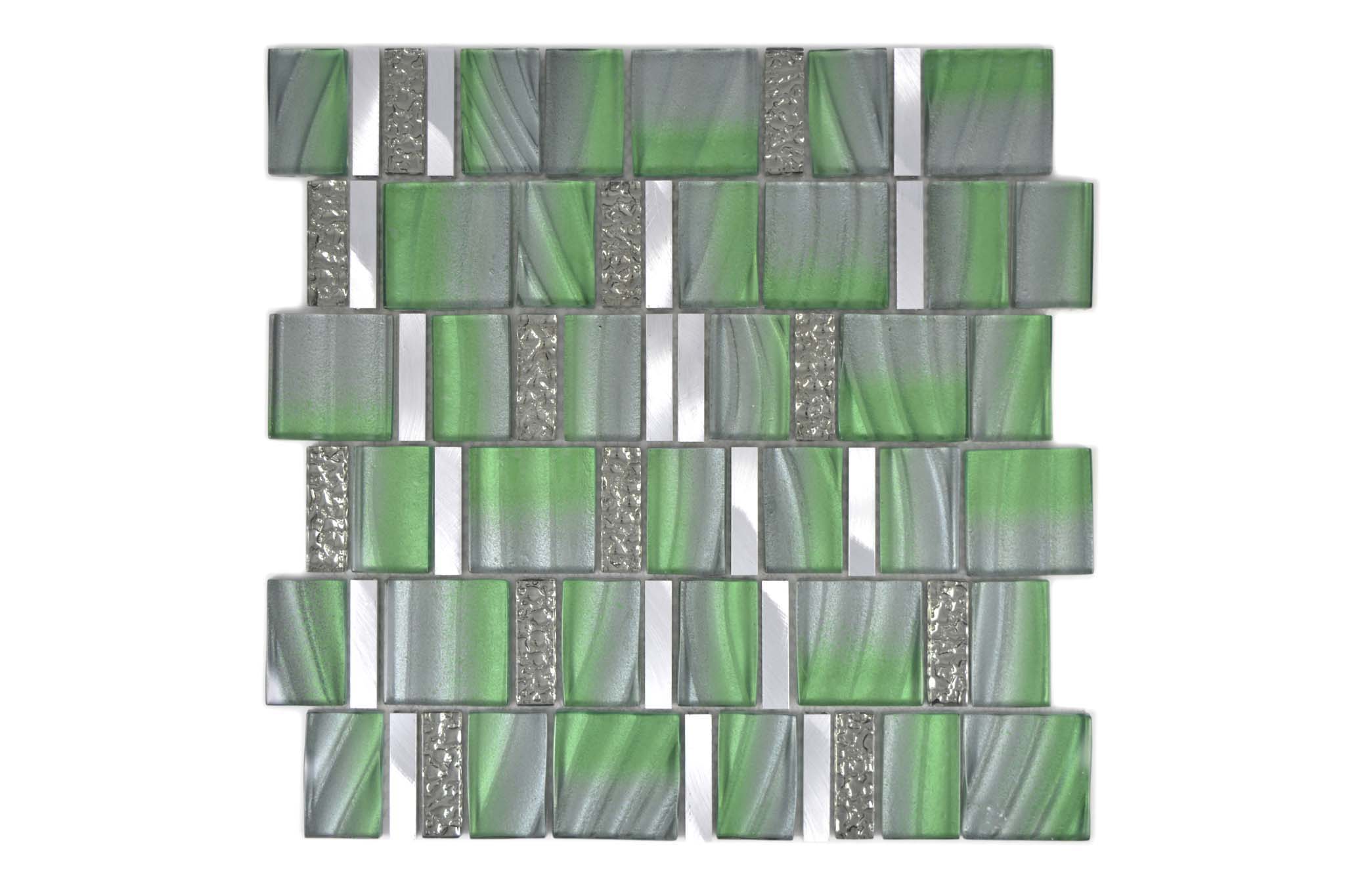 Mosaik Grön Sandnes - 004 | 0,087 m²/ark