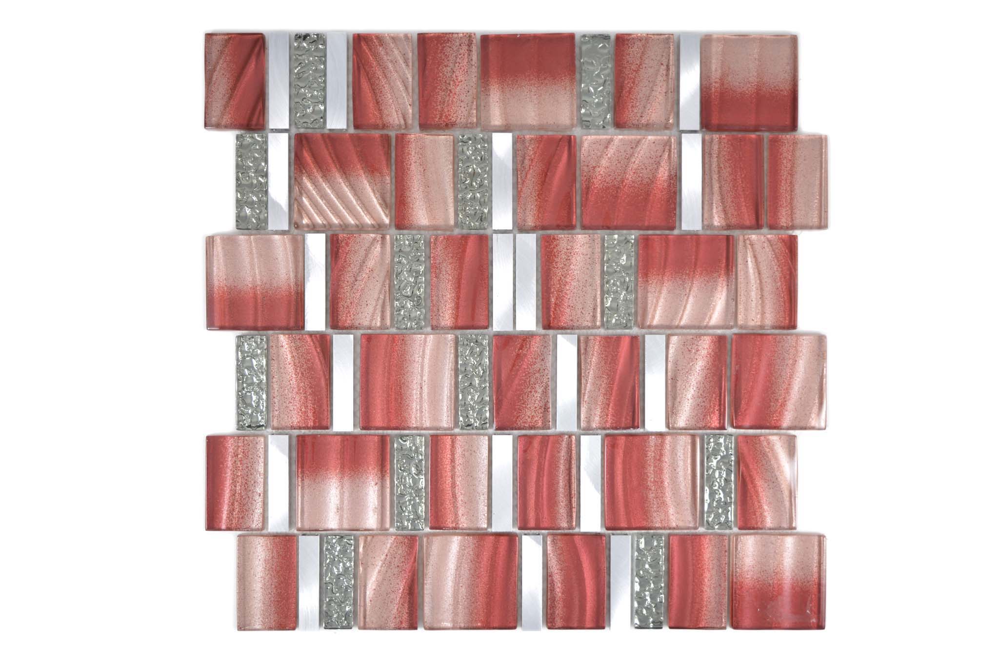 Mosaik Röd Sandnes - 005 | 0,087 m²/ark