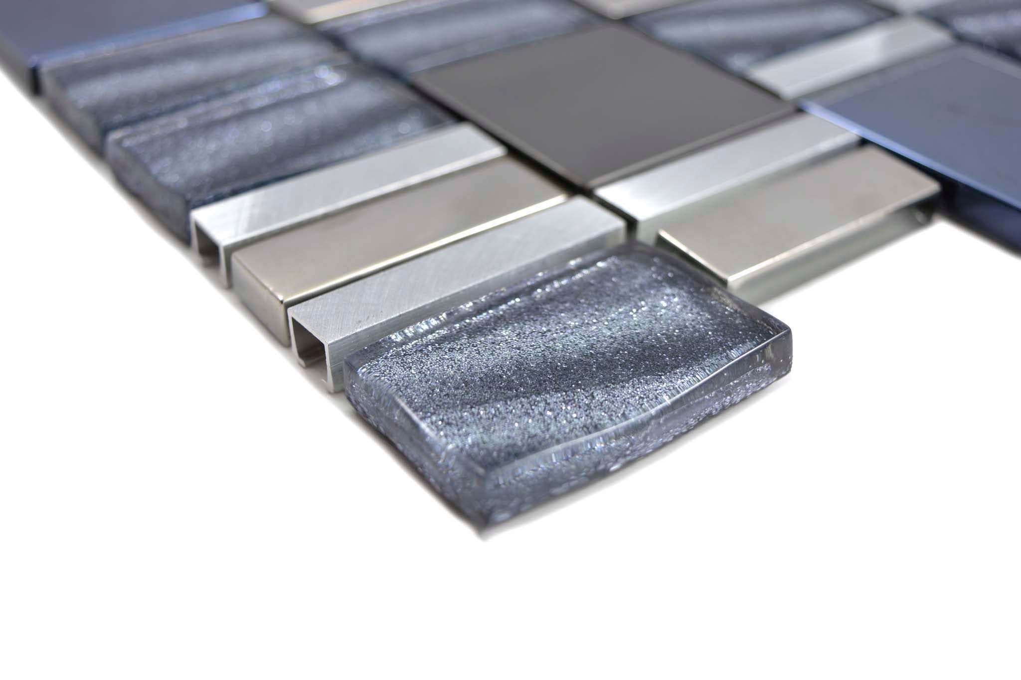 Mosaik Silver Sandnes - 006 | 0,087 m²/ark