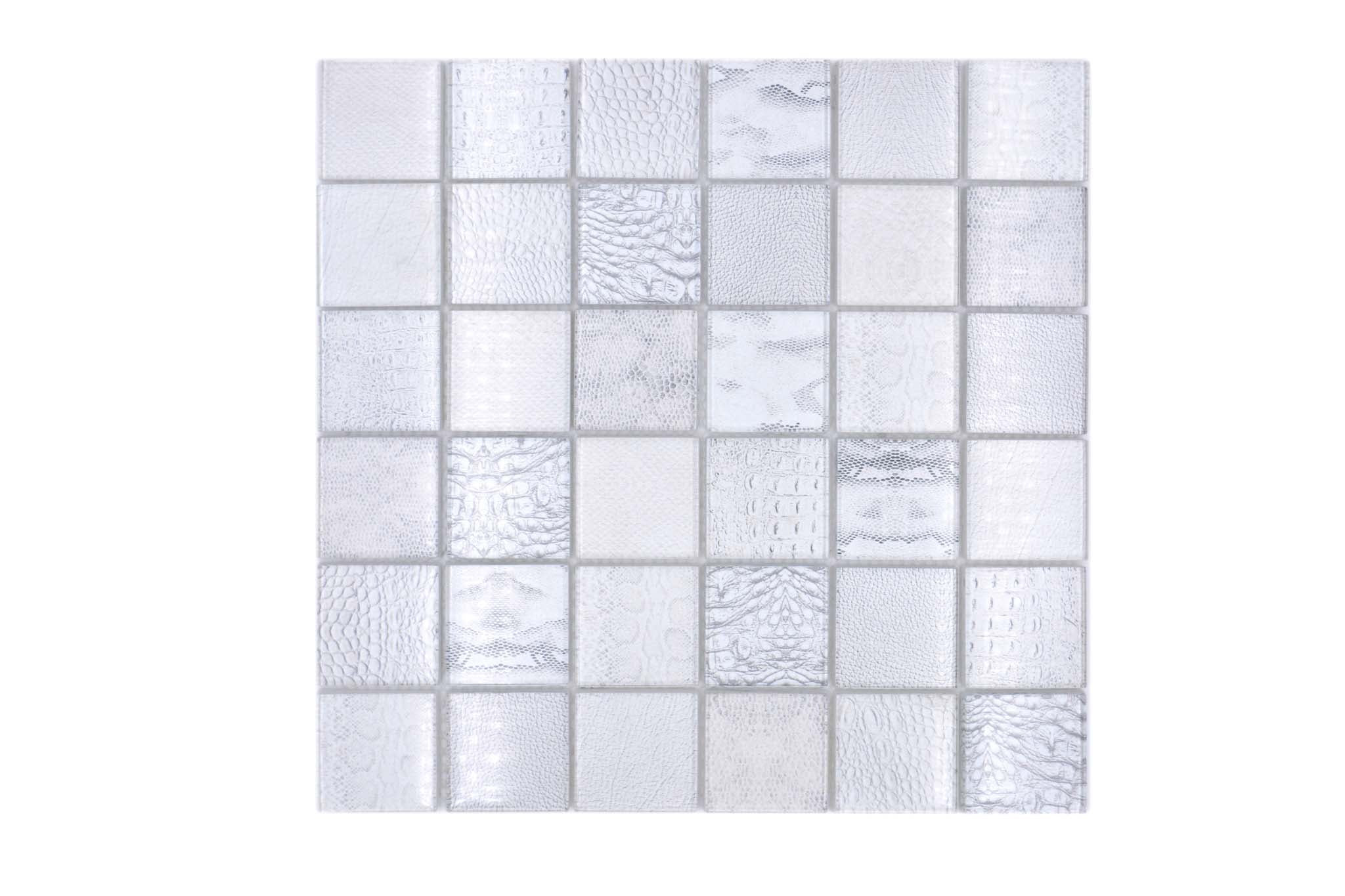 Mosaik Vit Aarhus - 002 | 0,089 m²/ark