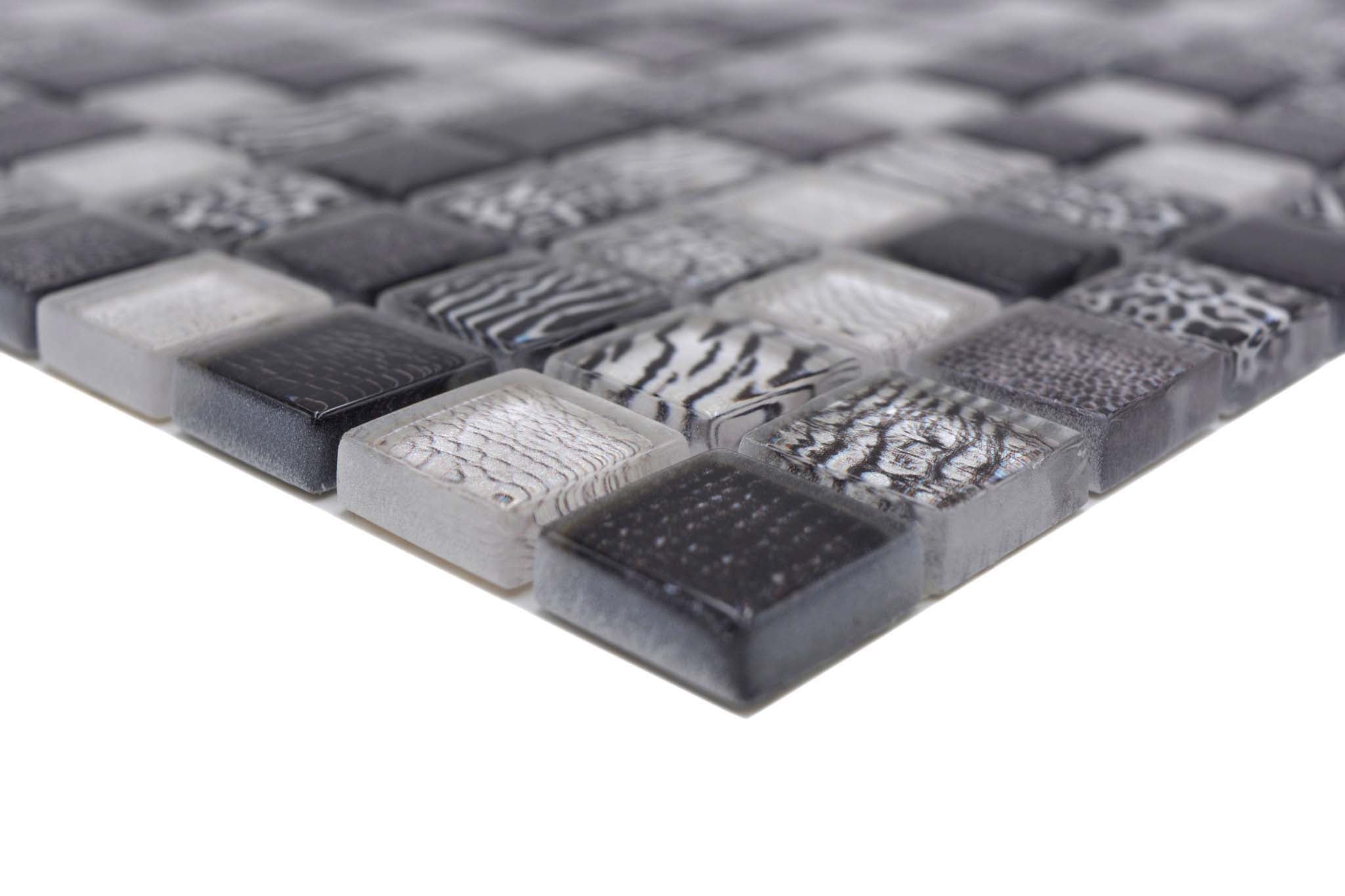 Mosaik Svart Aarhus - 003 | 0,089 m²/ark