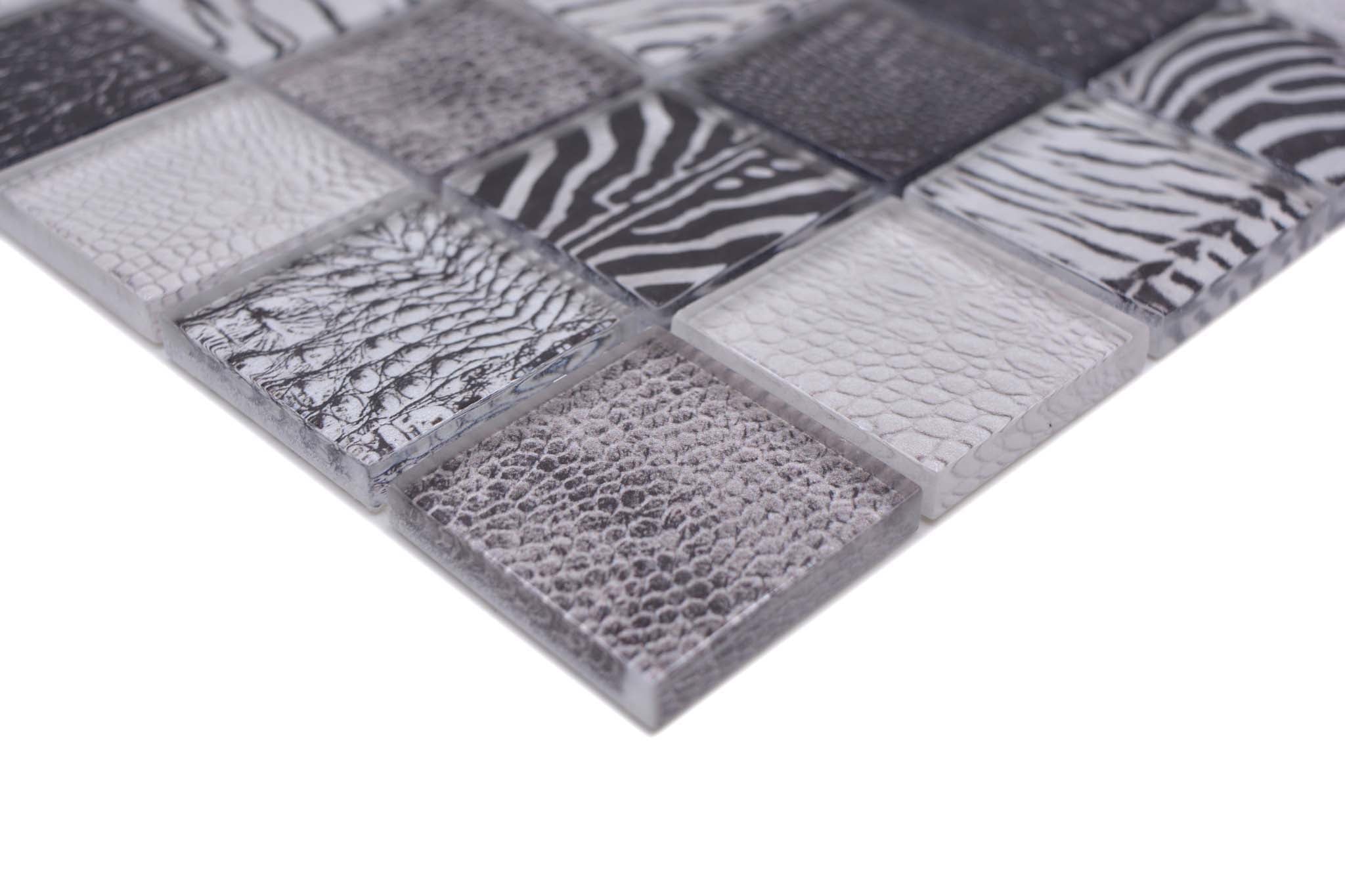 Mosaik Svart Aarhus - 004 | 0,089 m²/ark