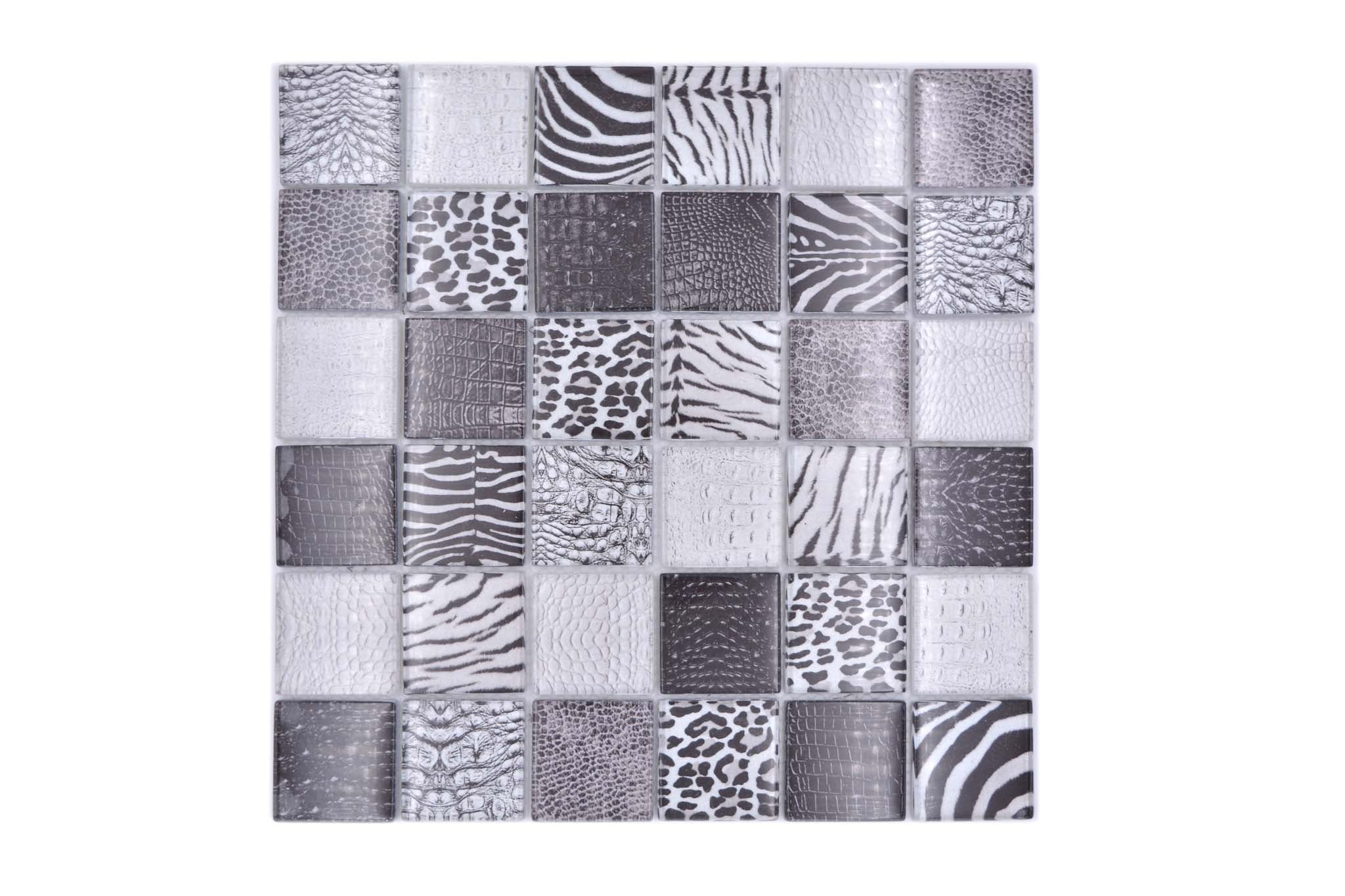 Mosaik Svart Aarhus - 004 | 0,089 m²/ark