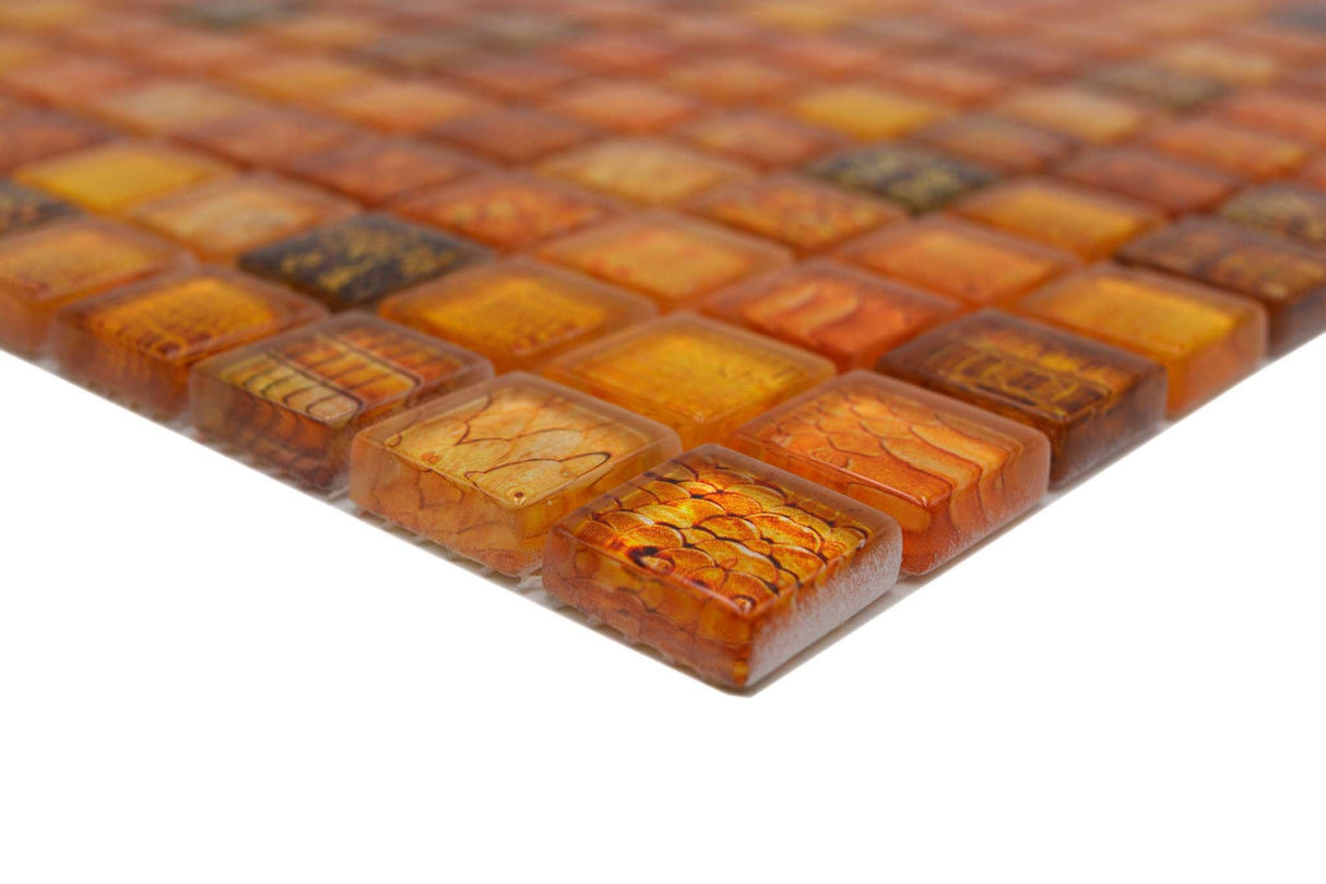 Mosaik Orange Aarhus - 007 | 0,089 m²/ark