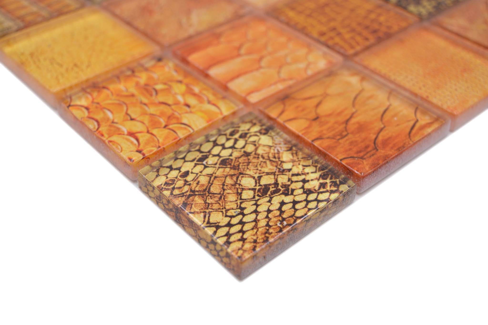 Mosaik Orange Aarhus - 008 | 0,089 m²/ark