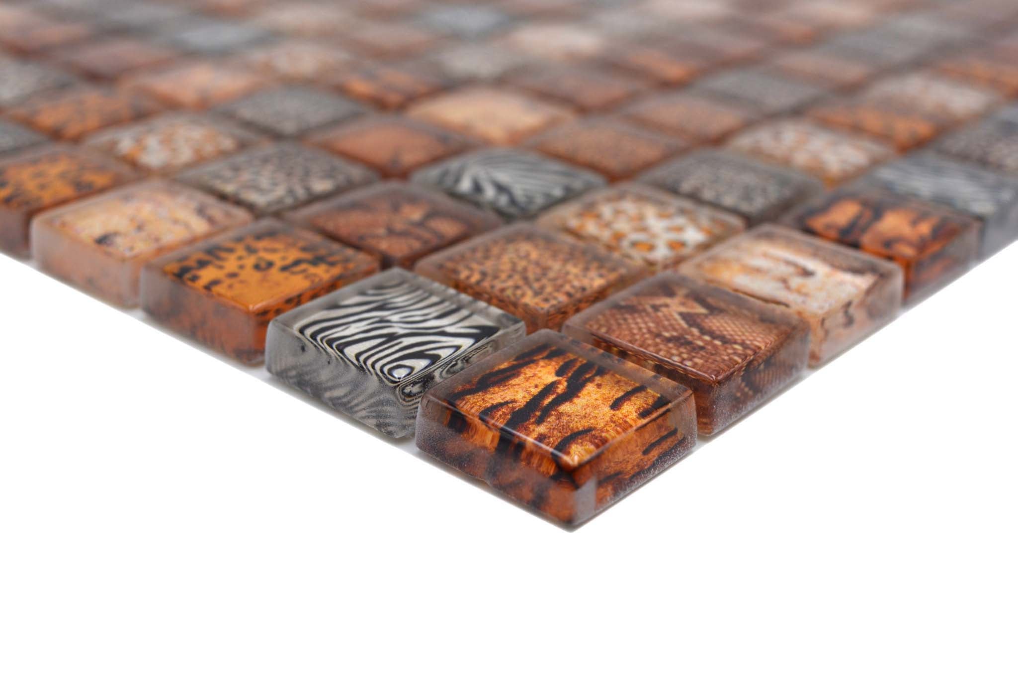 Mosaik Brun Aarhus - 009 | 0,089 m²/ark