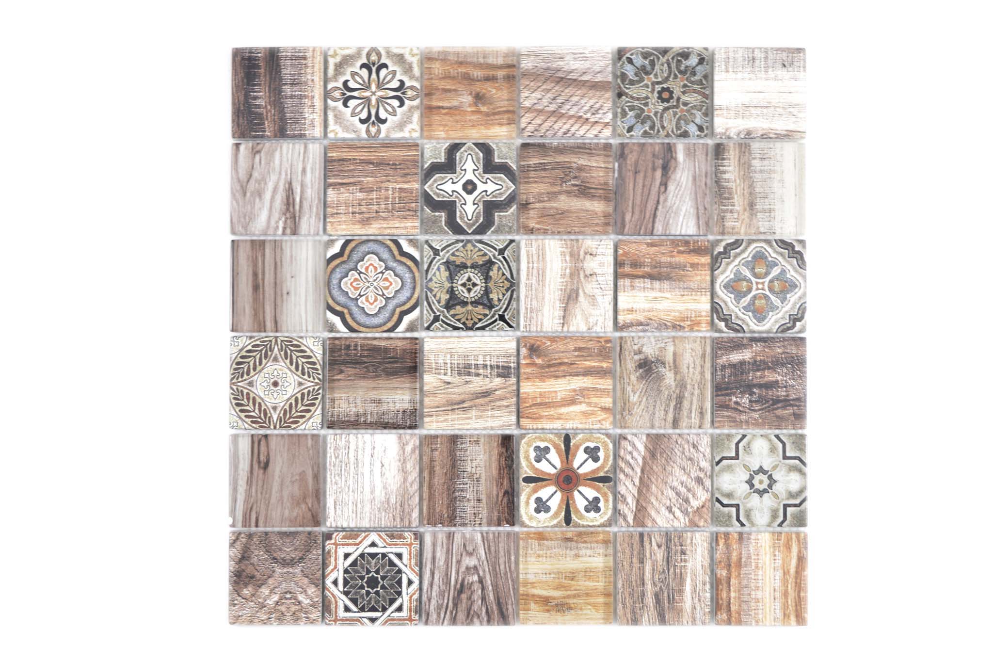 Mosaik Brun Öckerö - 014 | 0,09 m²/ark