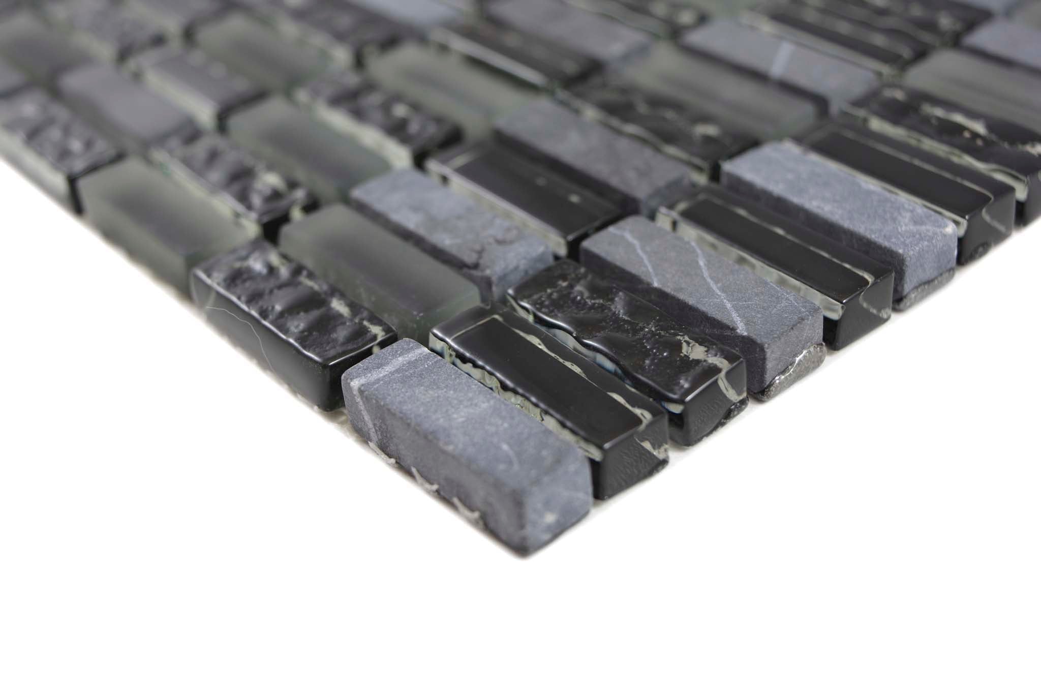 Mosaik Grå Bjärred - 025 | 0,1 m²/ark