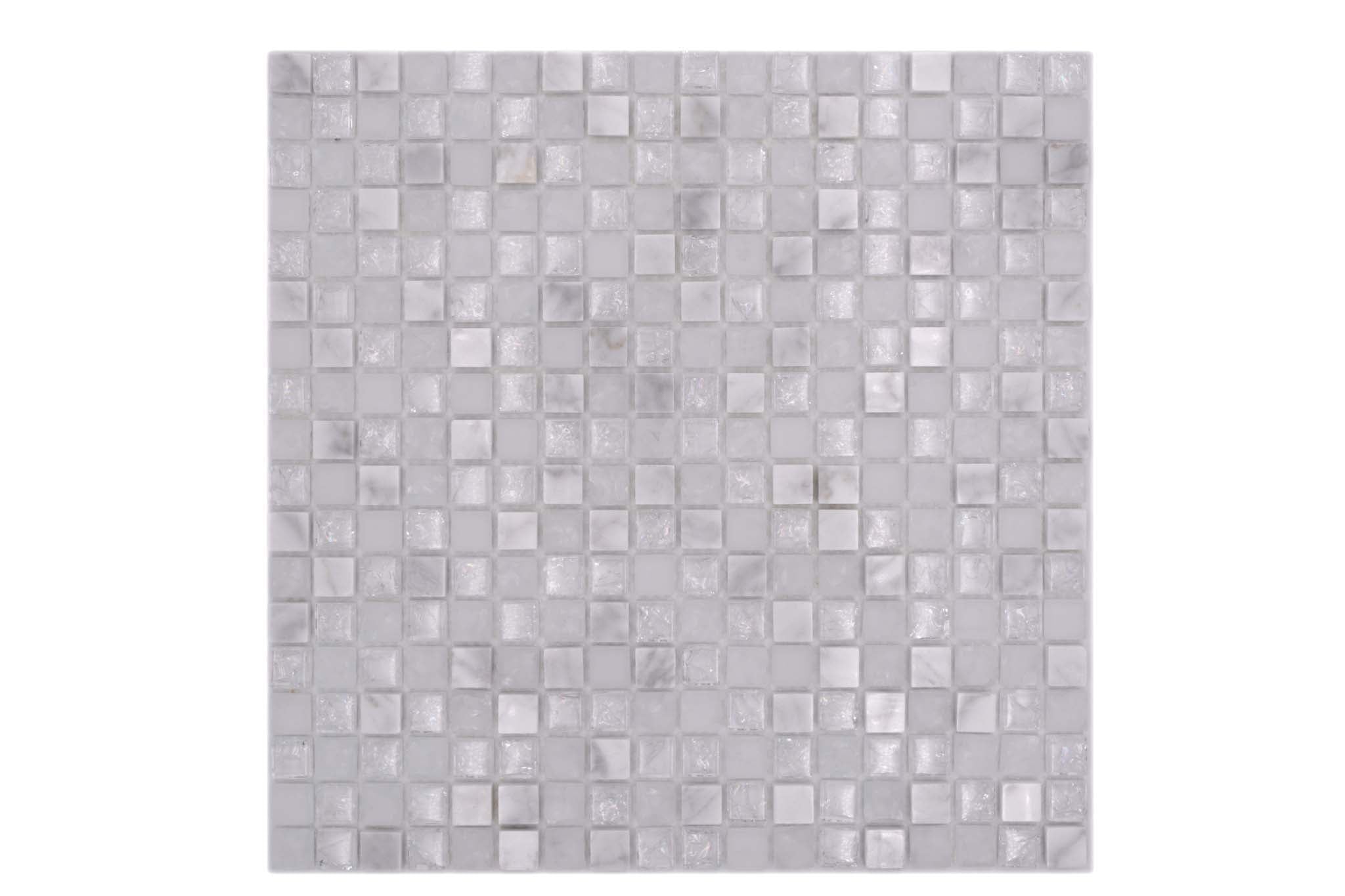 Mosaik Vit Vaggeryd - 001 | 0,093 m²/ark