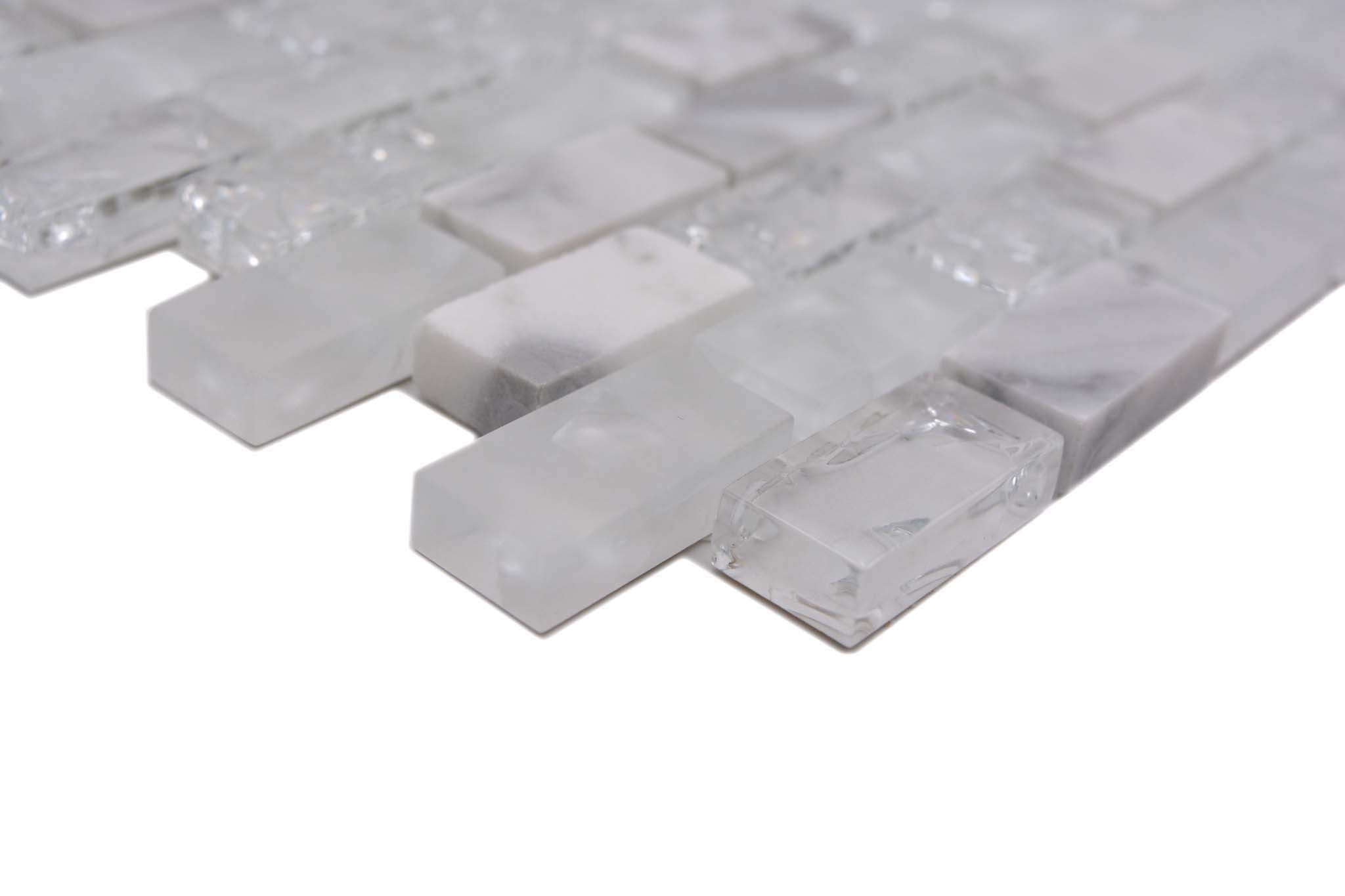 Mosaik Vit Vaggeryd - 006 | 0,085 m²/ark